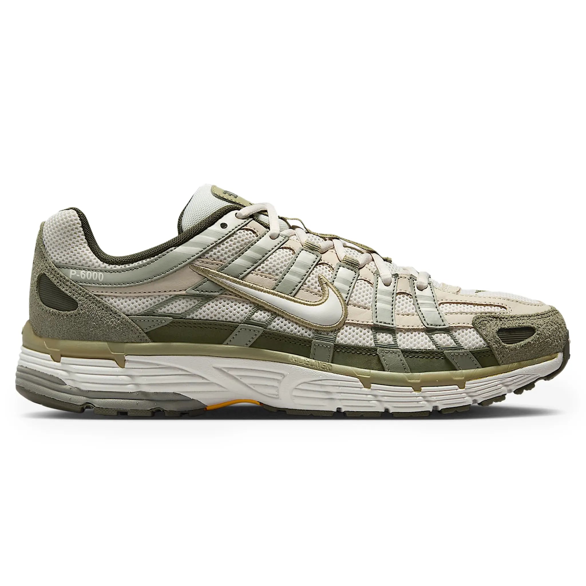 Side view of Nike P-6000 Light Army Cargo Khaki