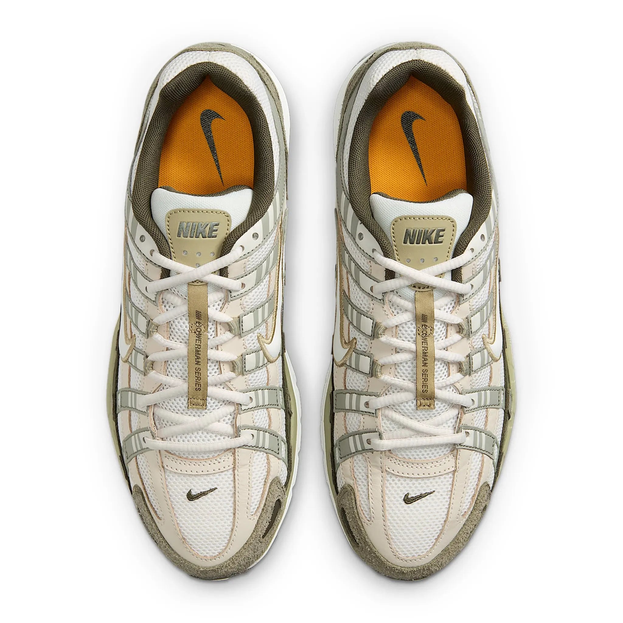 Top view of Nike P-6000 Light Army Cargo Khaki