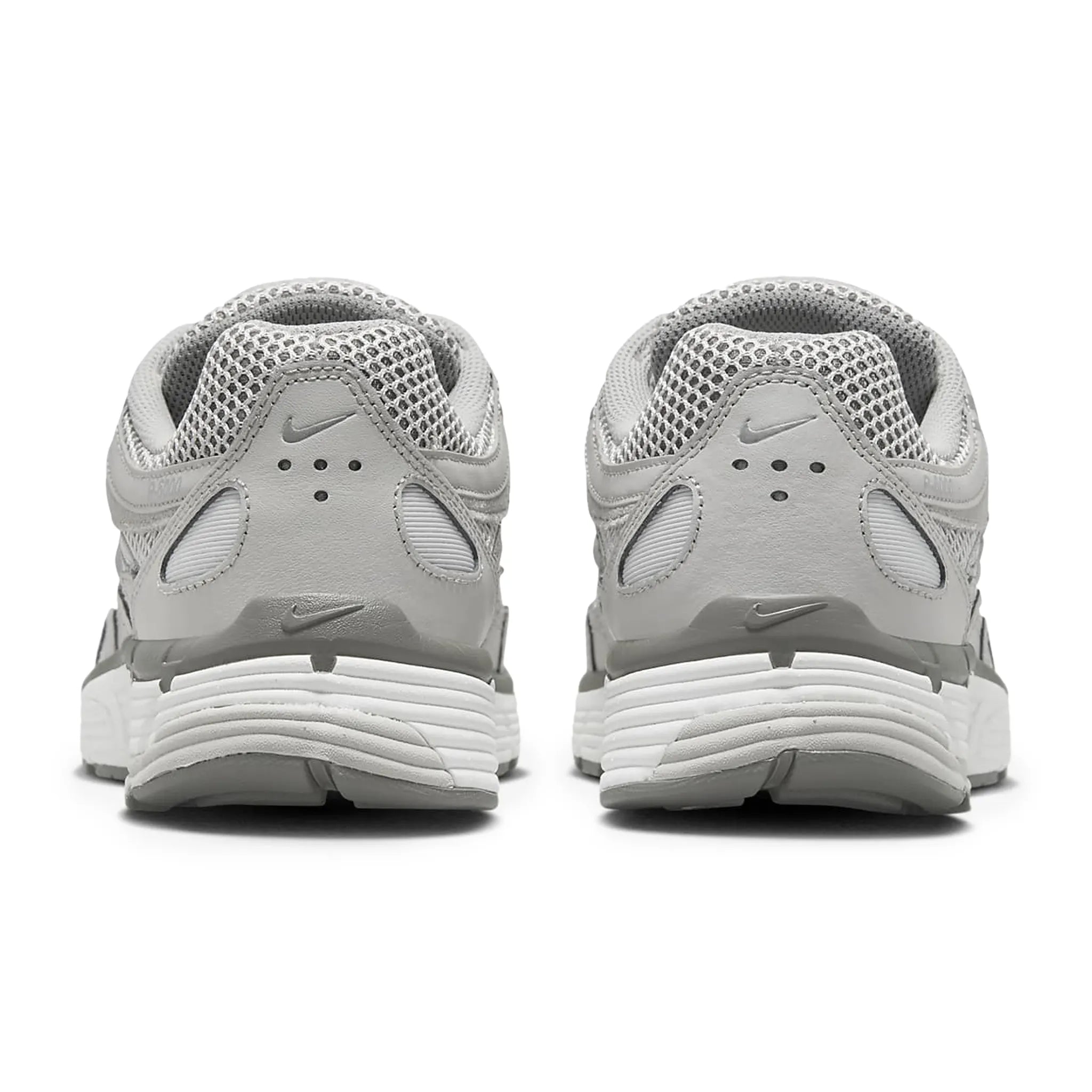 Heel view of Nike P-6000 Premium Light Iron Ore