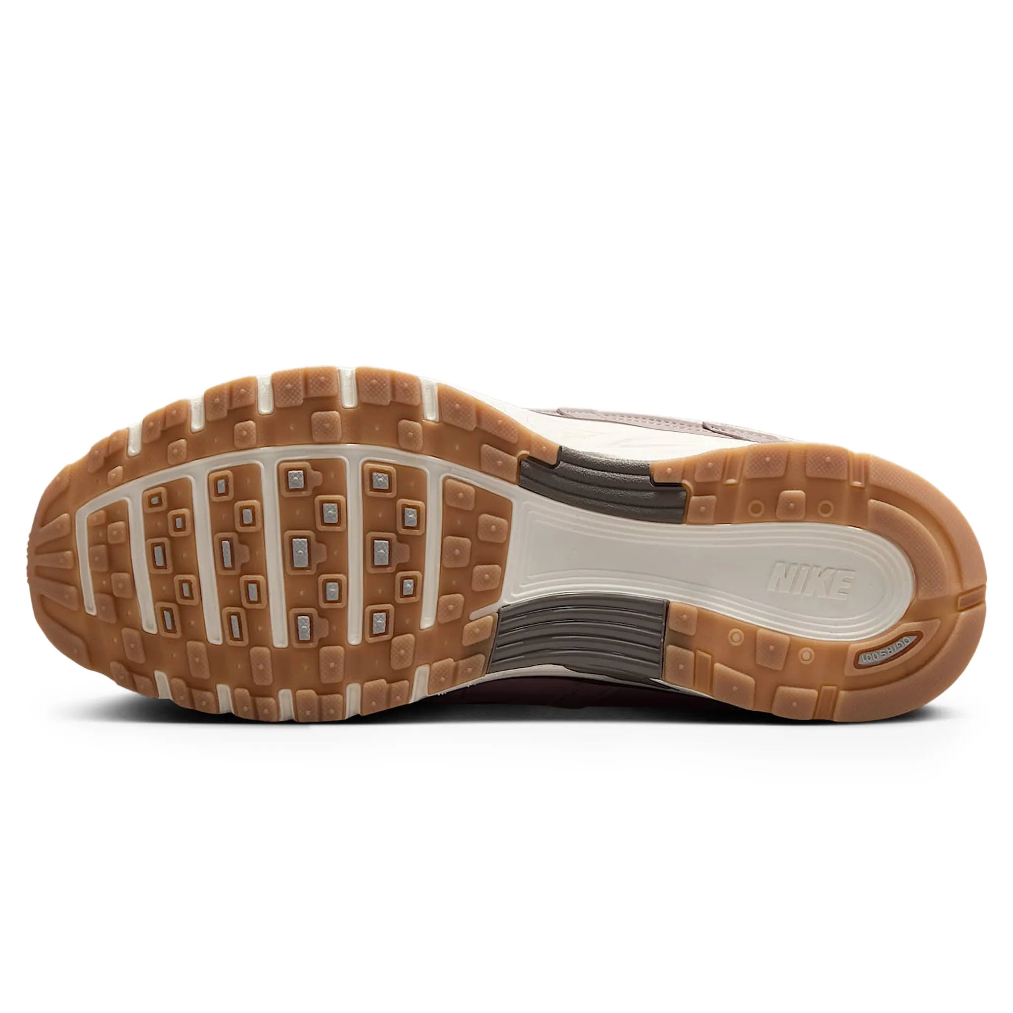 Sole View of Nike P-6000 SE College Grey Light Orewood Brown Sail Cave Stone IB2986-002