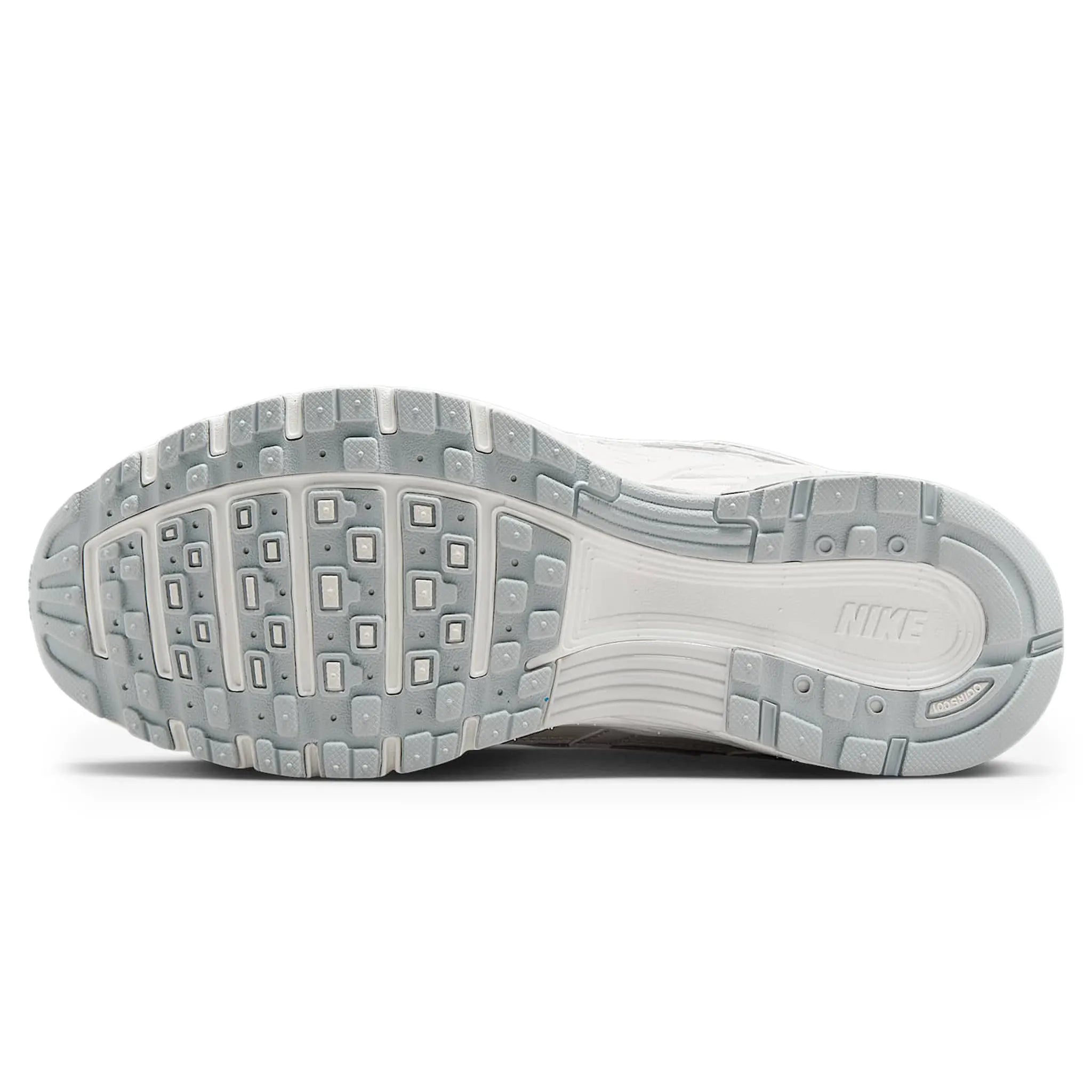 Sole View of Nike P-6000 SE Summit White Vast Grey (W) IF1756-100
