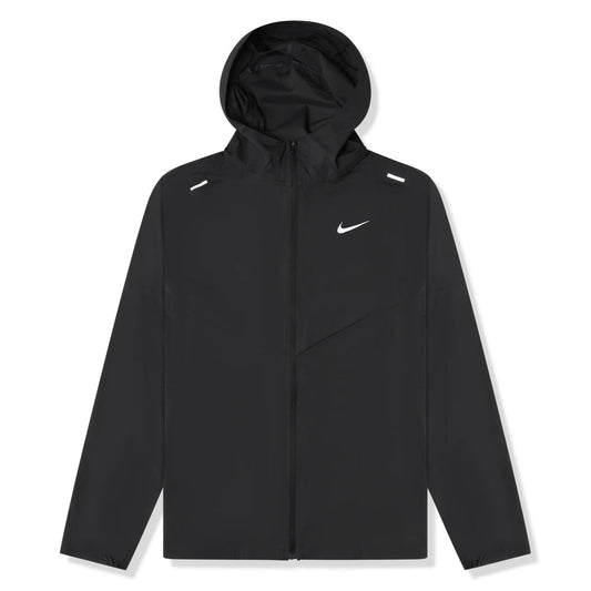 nike talla repel packable black windrunner jacket cz9071 010 front