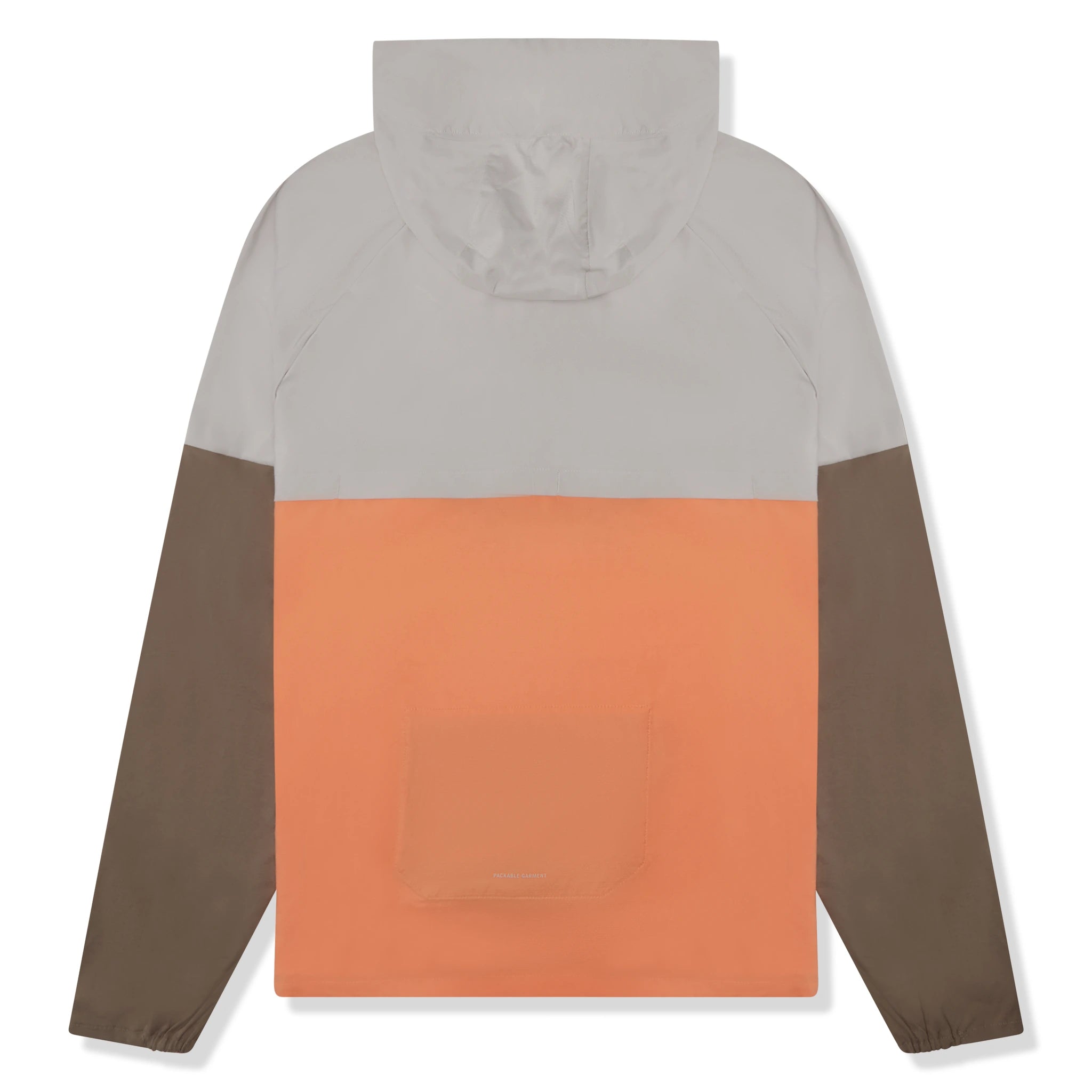 Back view of Nike Repel Packable Orange Brown Windrunner Jacket CZ9071-012