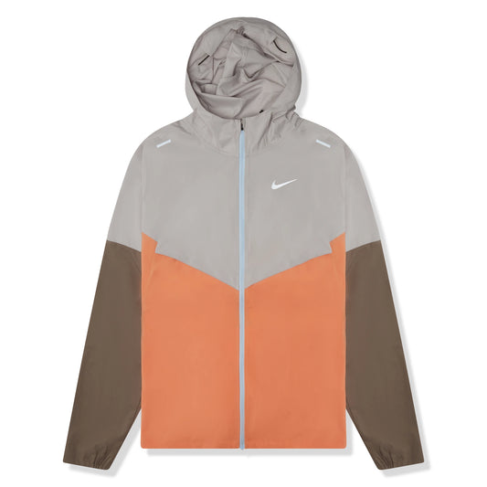 Nike CERAMIC Repel Packable Orange Brown Windrunner Jacket