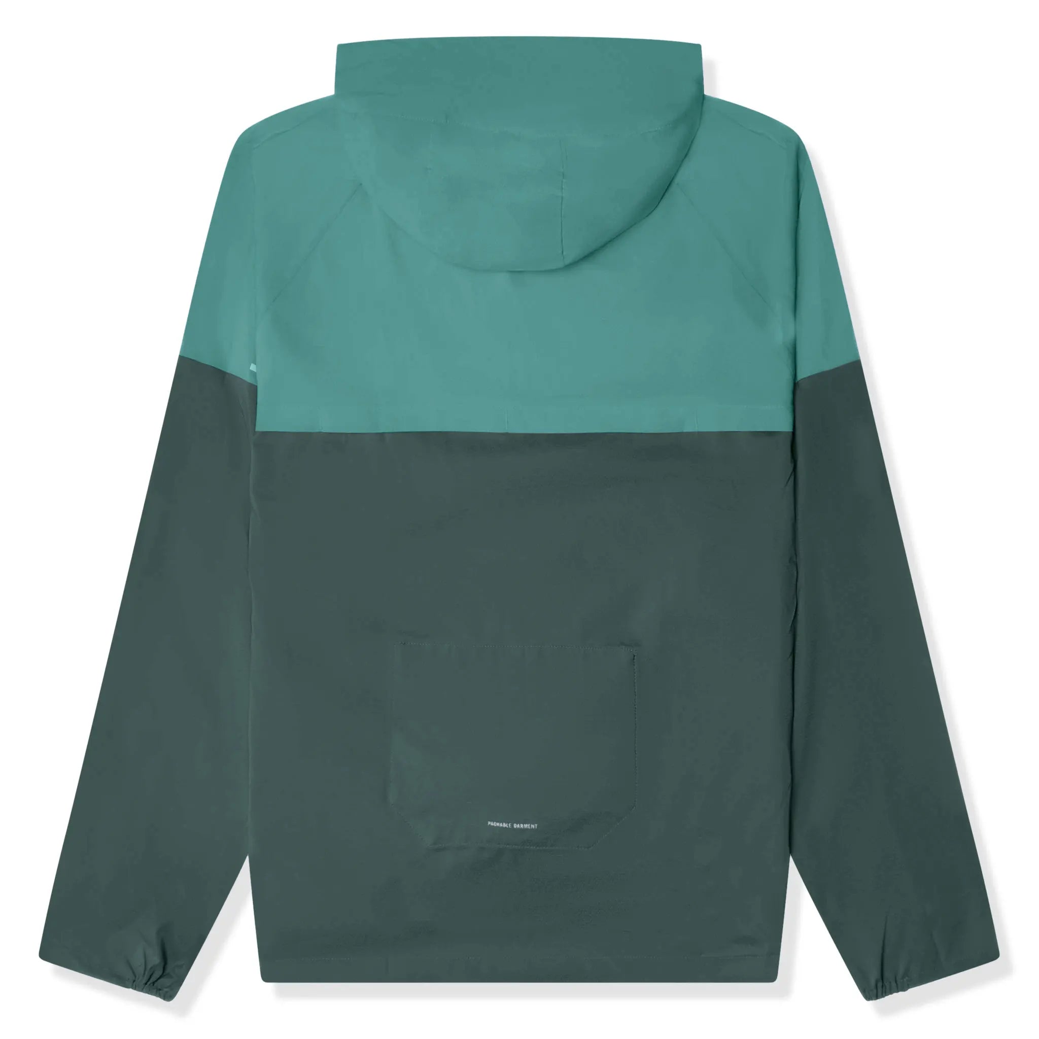Back view of Nike Repel Packable Teal Windrunner Jacket CZ9071-379