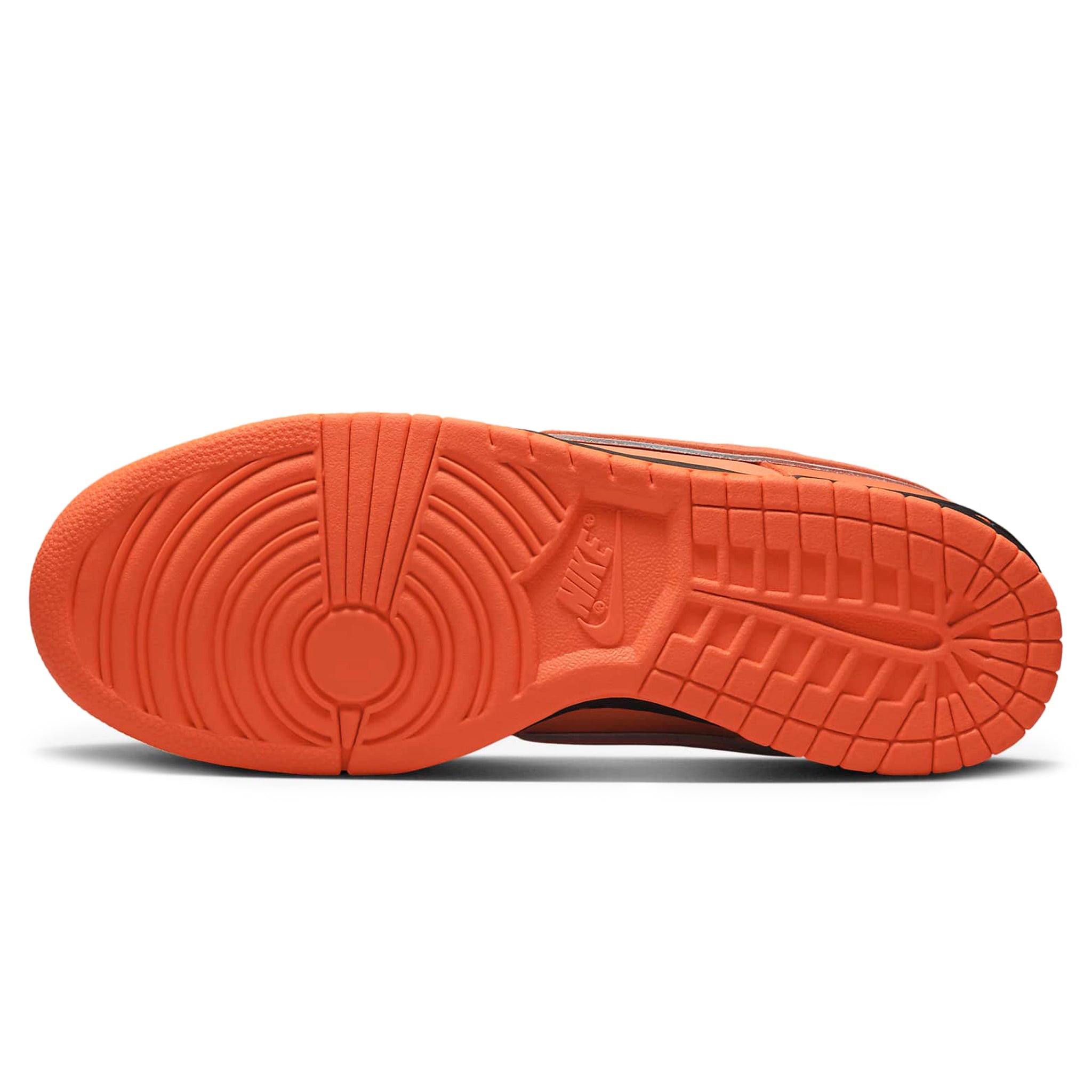 Sole view of Nike SB Dunk Low Concepts Orange Lobster FD8776-800