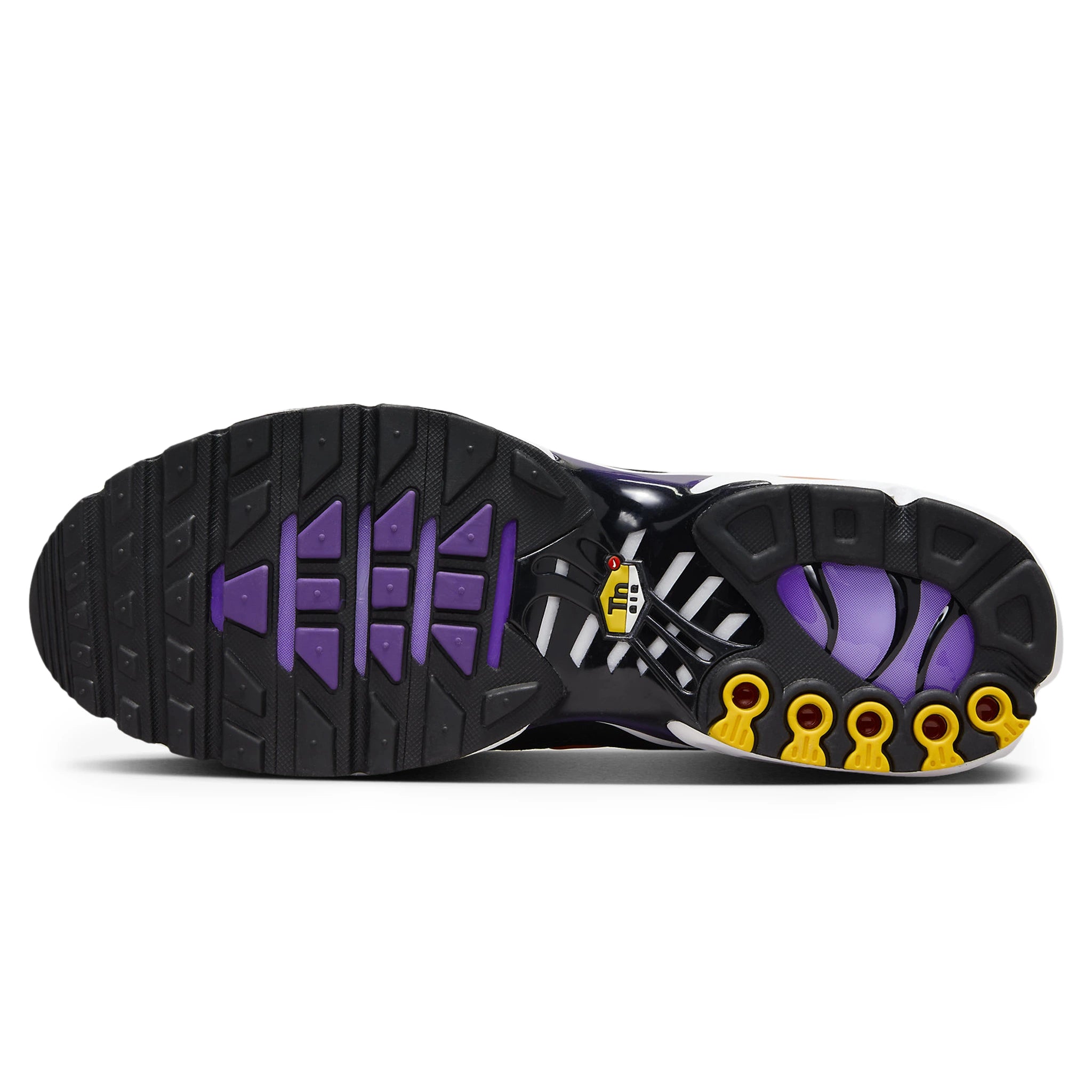 Sole view of Nike TN Air Max Plus OG Voltage Purple (2024) DX0755-500