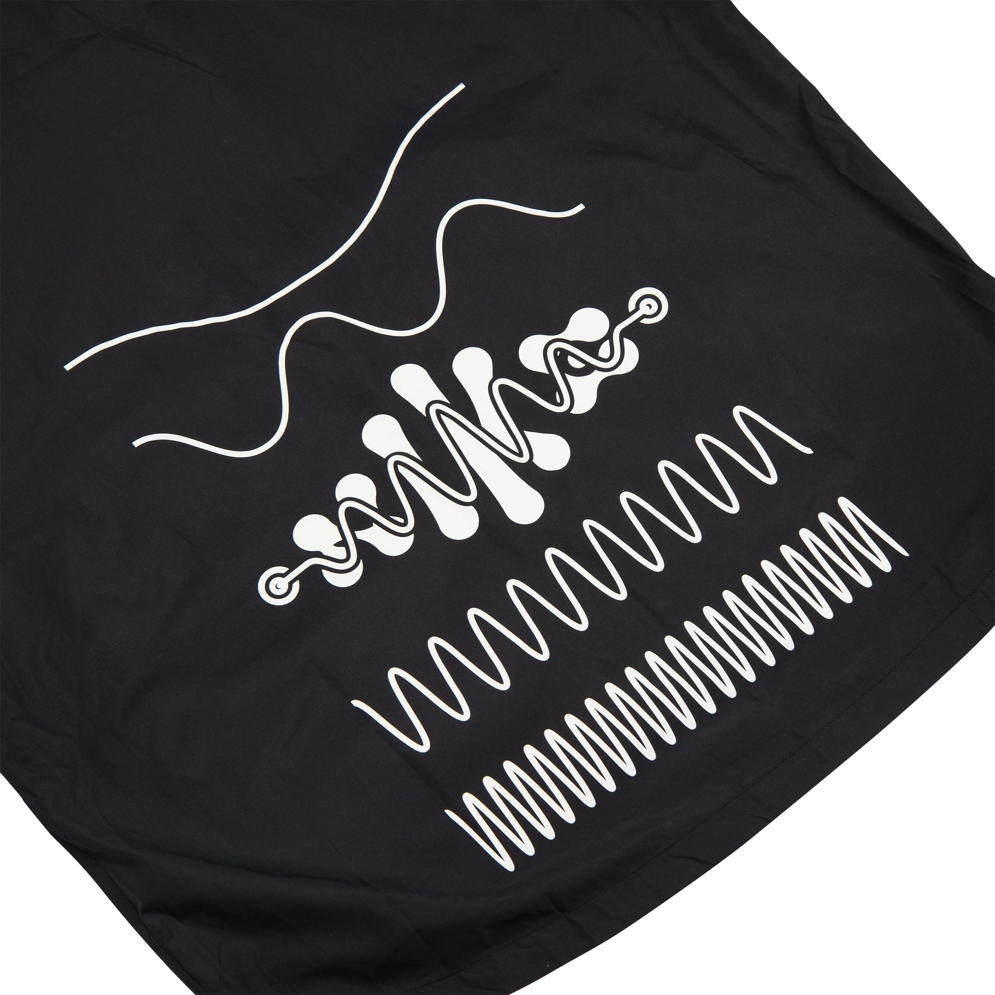 Back view of Nike Wild Run Miler Sports Jacket Mens Black