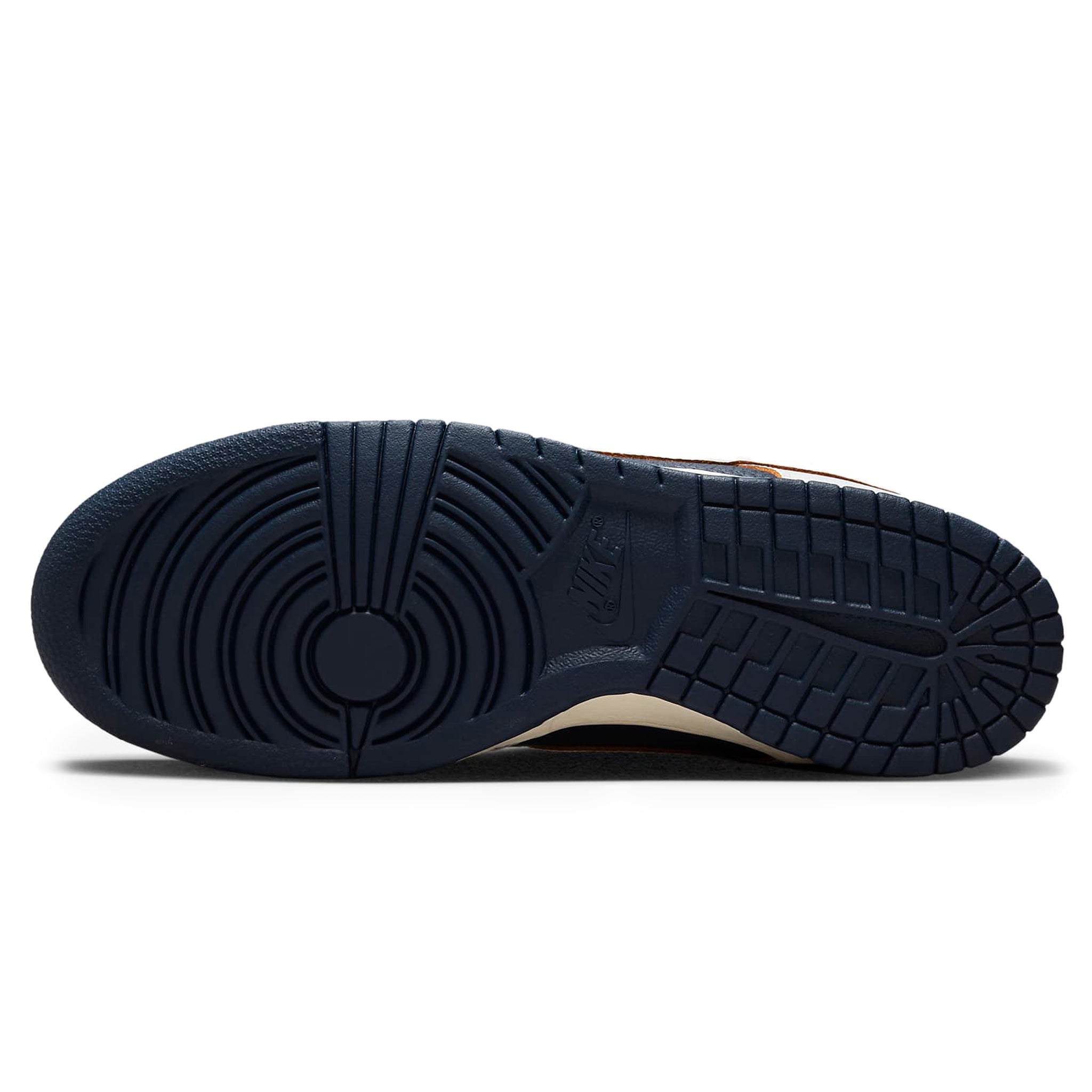 Sole view of Nike x HUF SB Dunk Low New York City FD8775-100