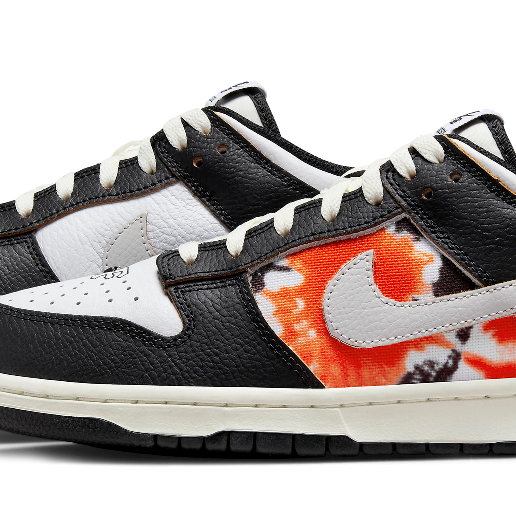 Logo view of Nike x HUF SB Dunk Low San Francisco FD8775-001