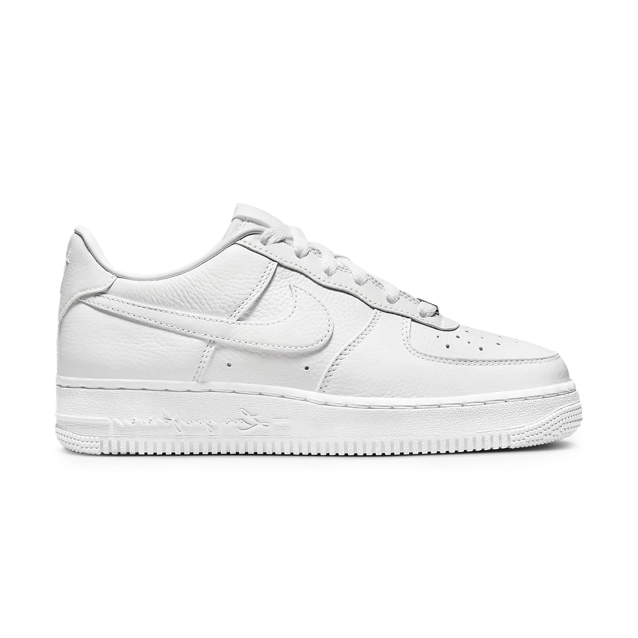 Side view of Nike x Nocta Air Force 1 Low Drake Certified Lover Boy (GS) FV9918-100