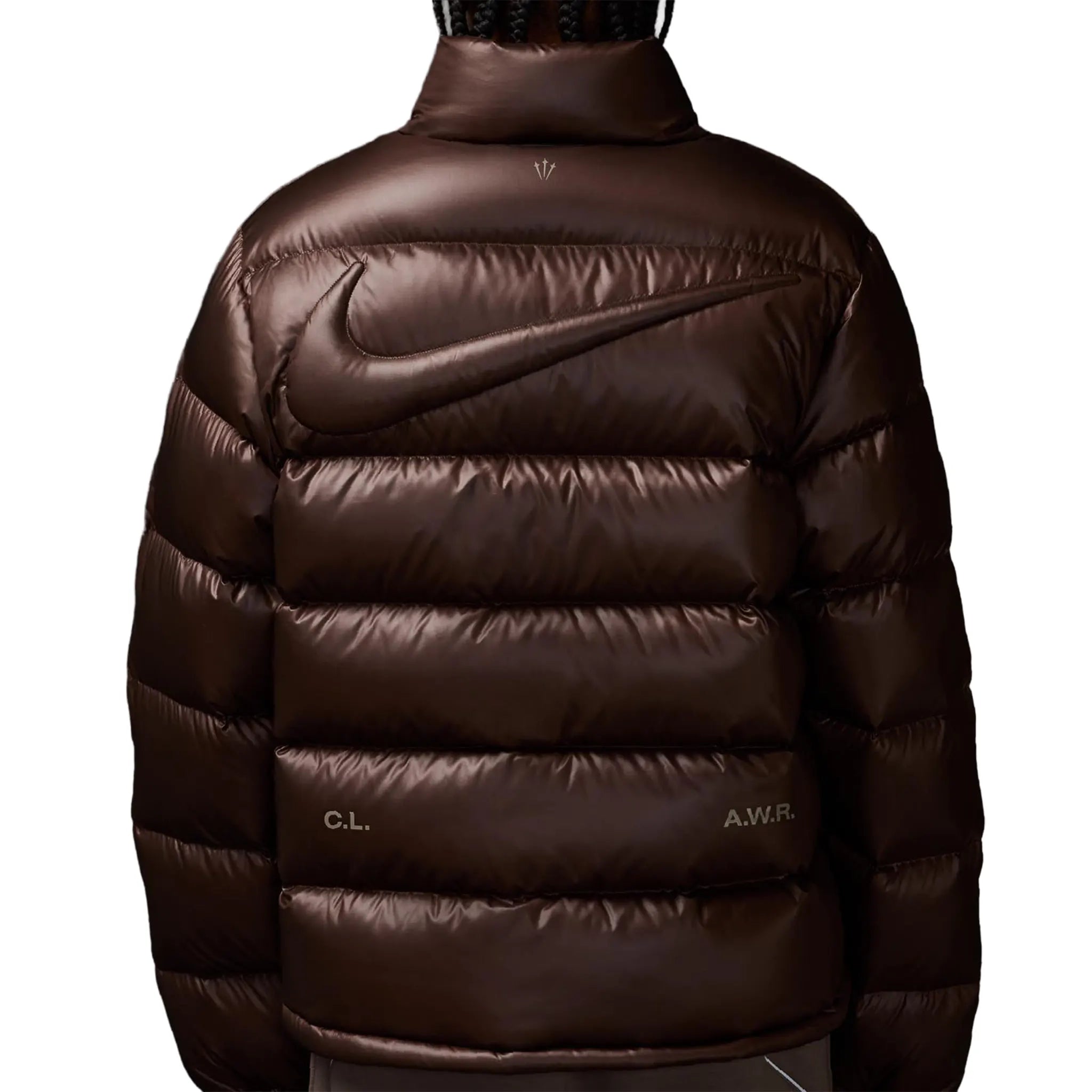 Back View of Nike x Nocta Sunset Baroque Brown Puffer Jacket FN8196-237