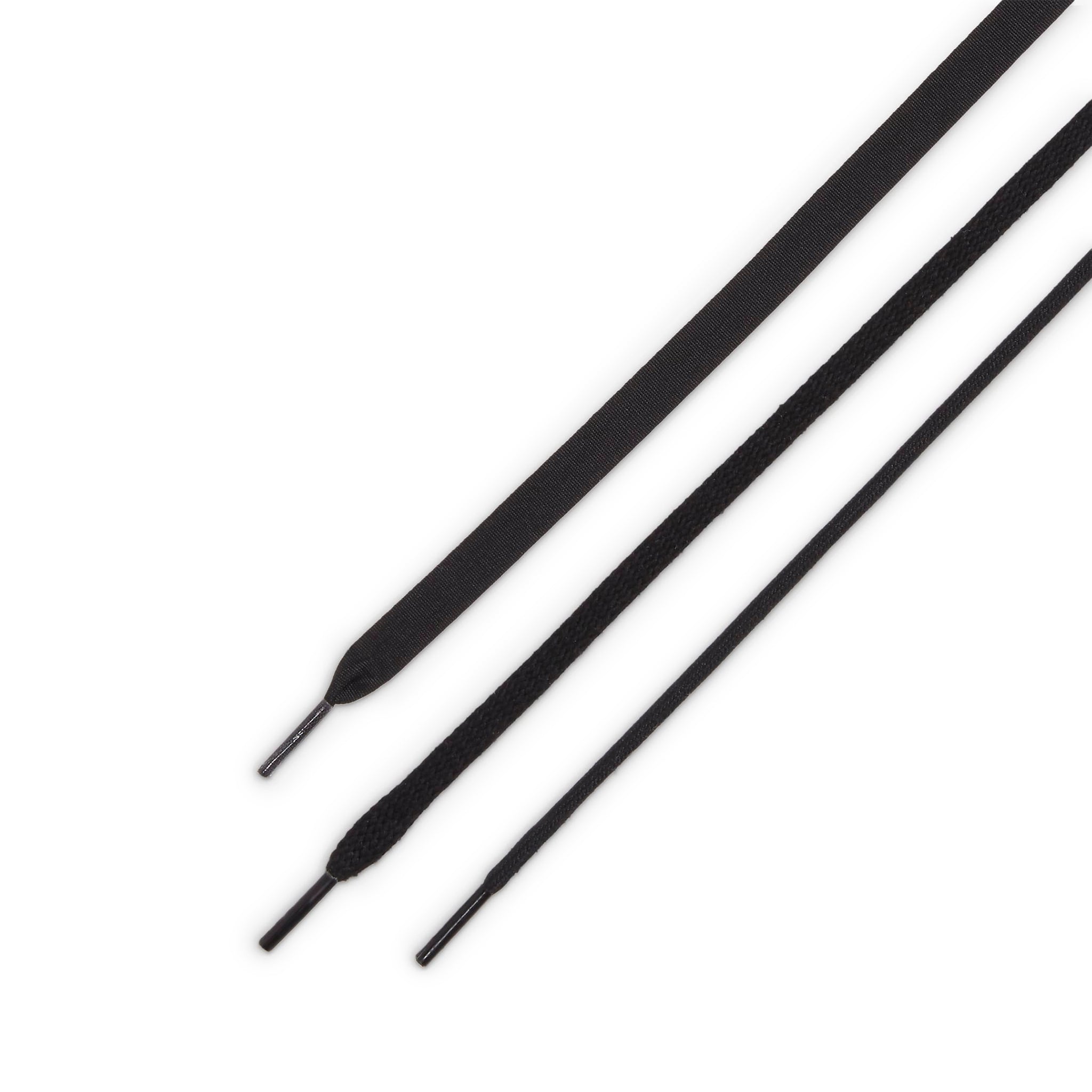 Laces view of Nike x Sacai Vaporwaffle Black Gum Sneaker DD1875-001