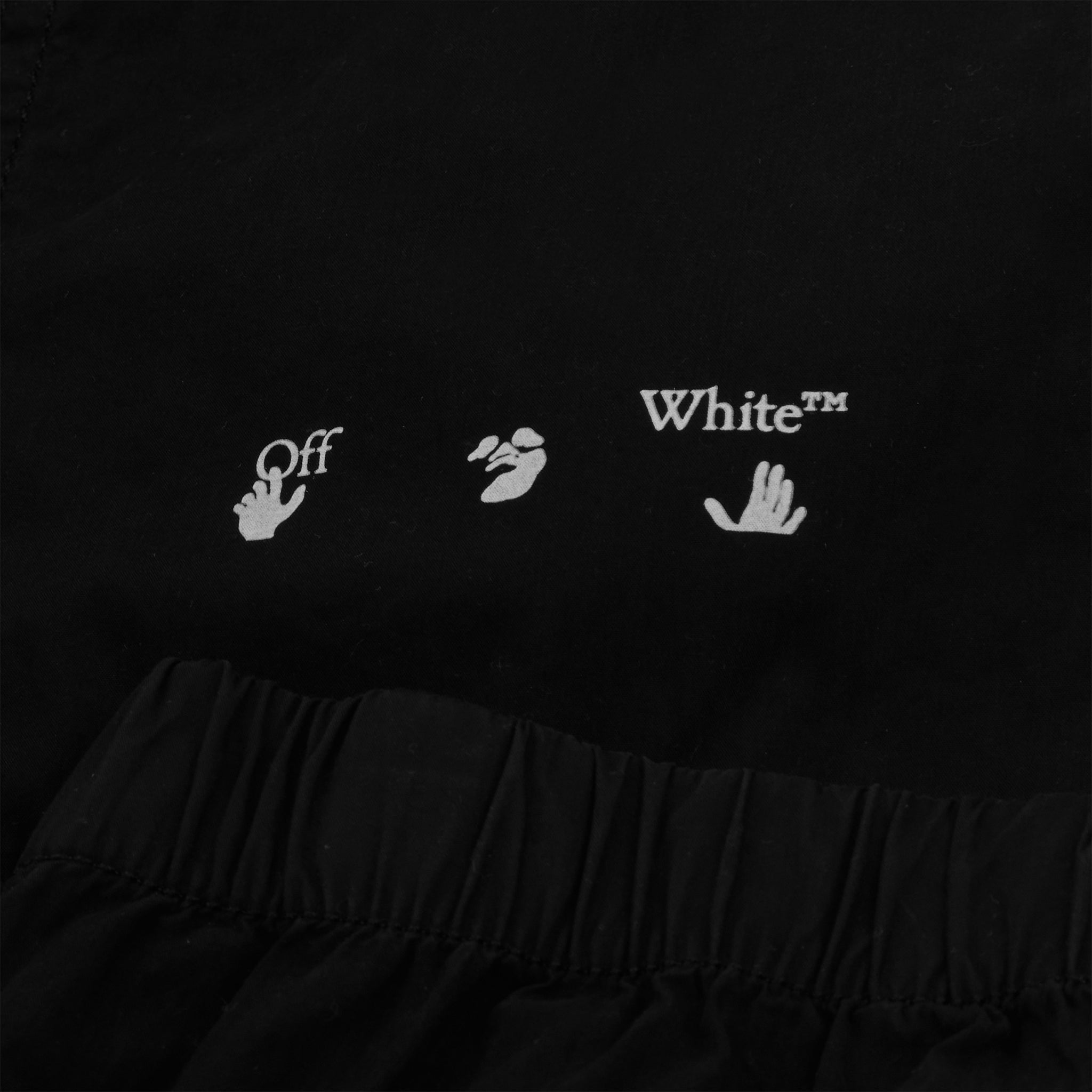Image of Off-White Hands Off Black Cargo Pants