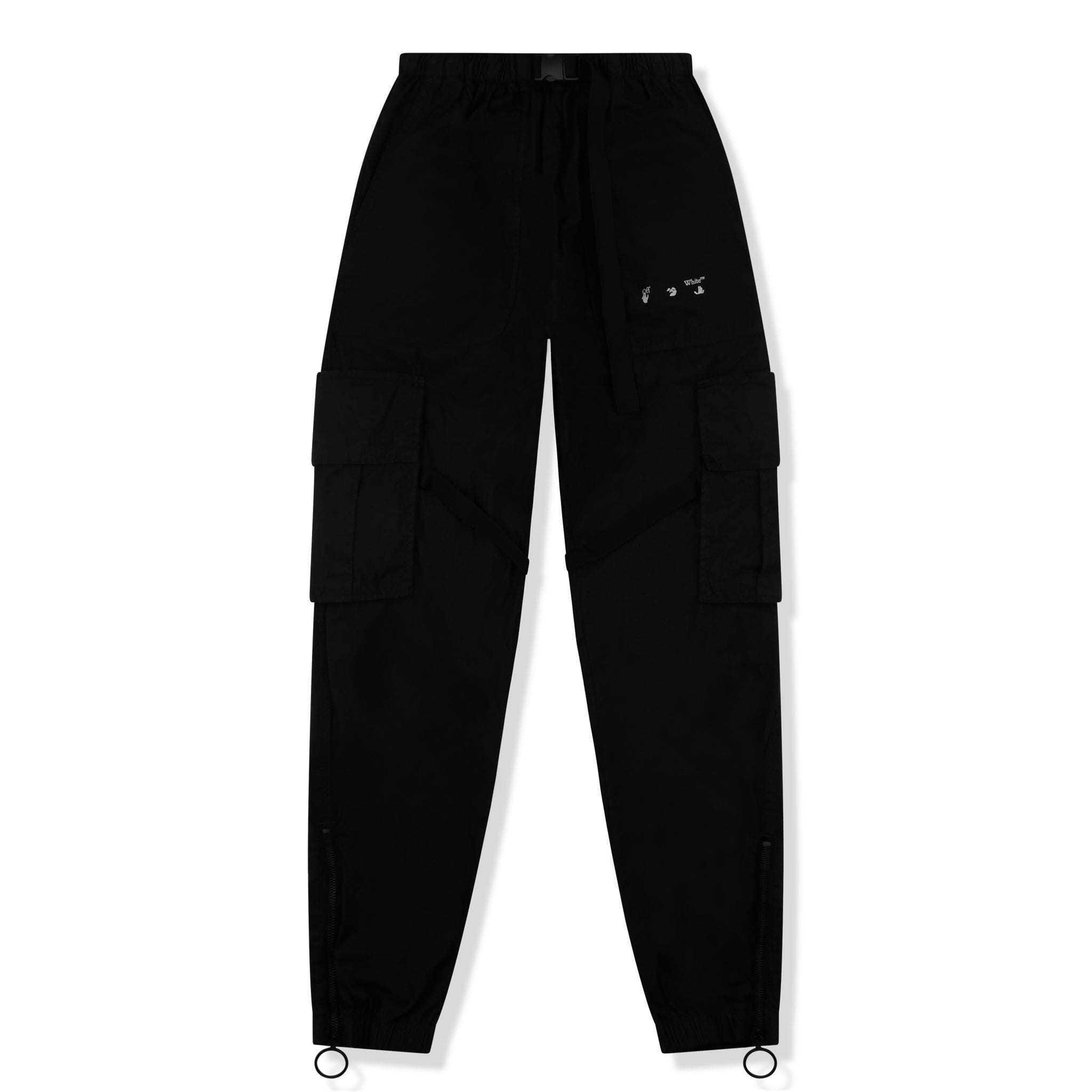 Image of Off-White Hands Off Black Cargo Pants