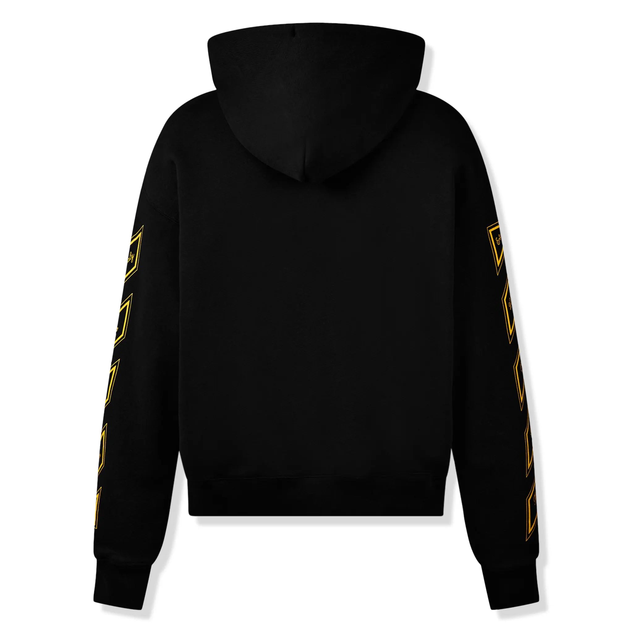 Back view of Off-White OW 23 Skate Black Hoodie OMBB085S24FLE0121022