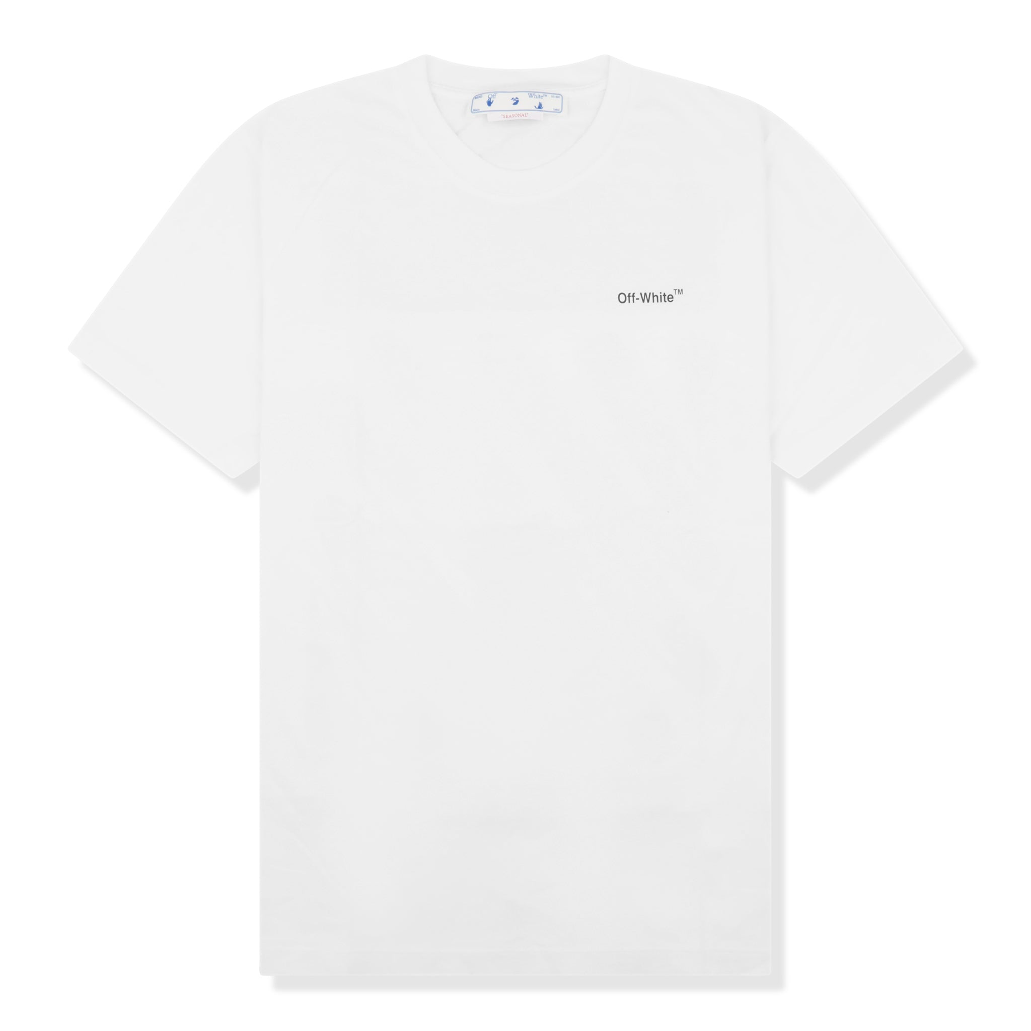 Image of Off-White Waves Diagonals White T Shirt