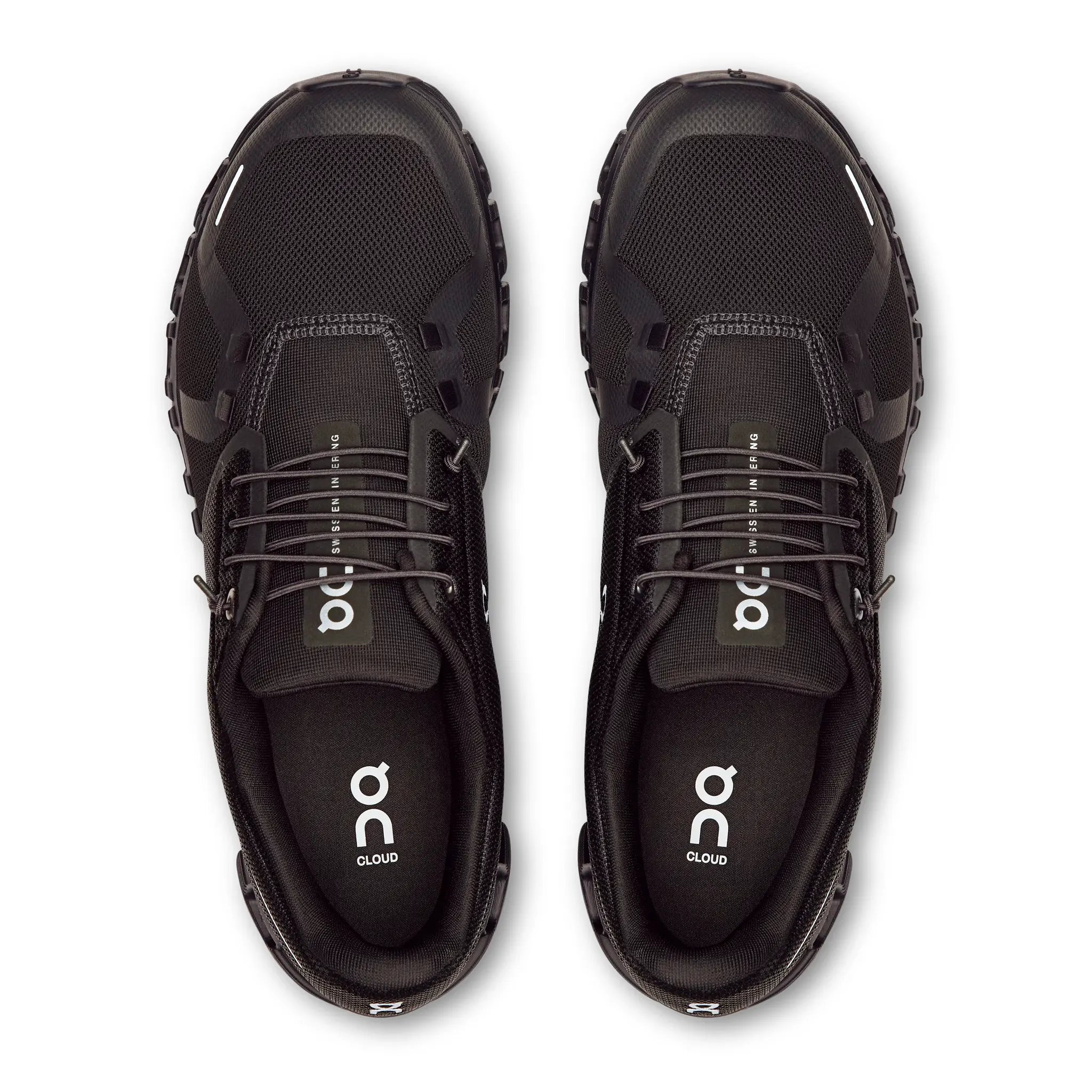 Upper View of On Running Cloud 6 All Black Shoes 3MF10071043