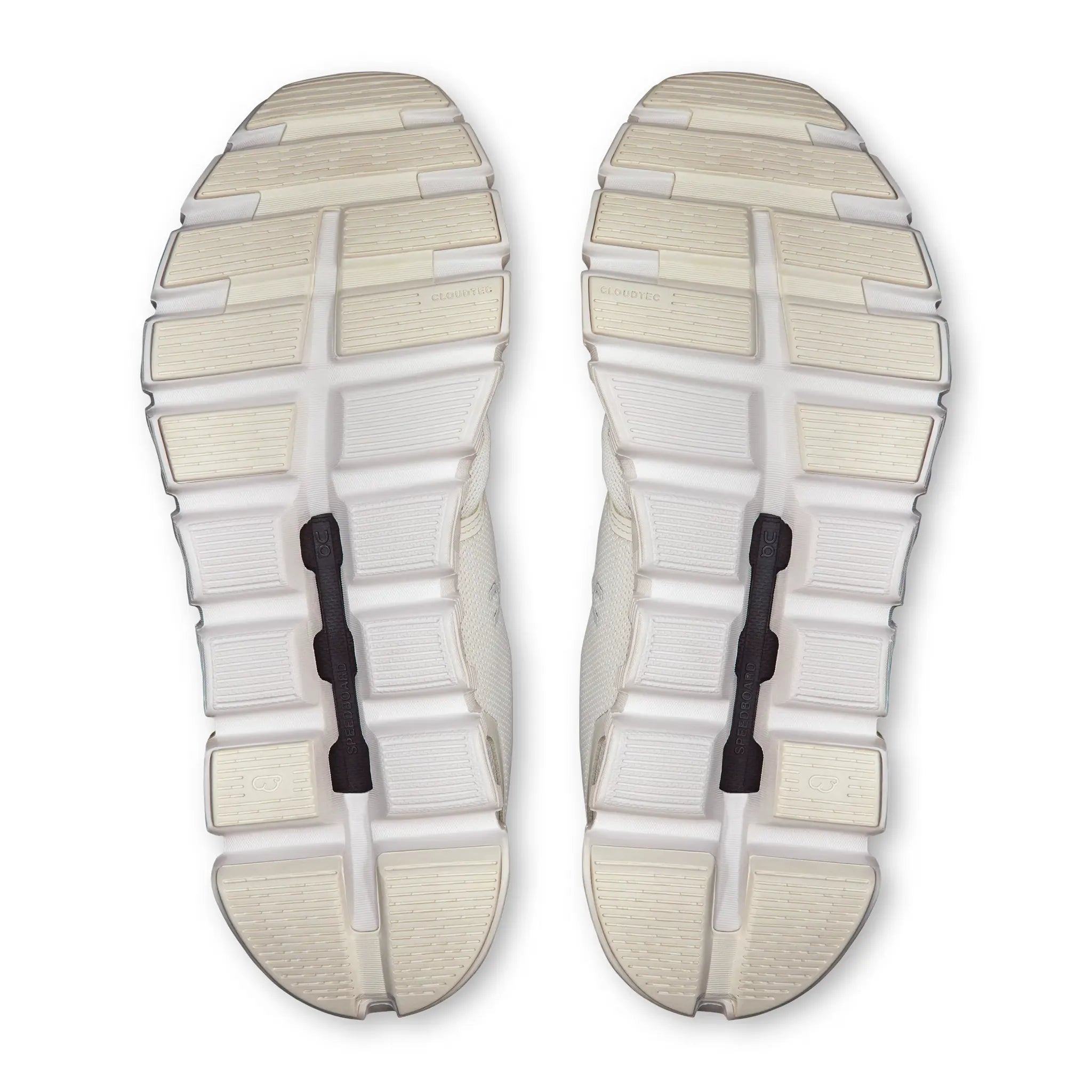 Sole View of On Running Cloud 6 All White (W) 3WF10061200