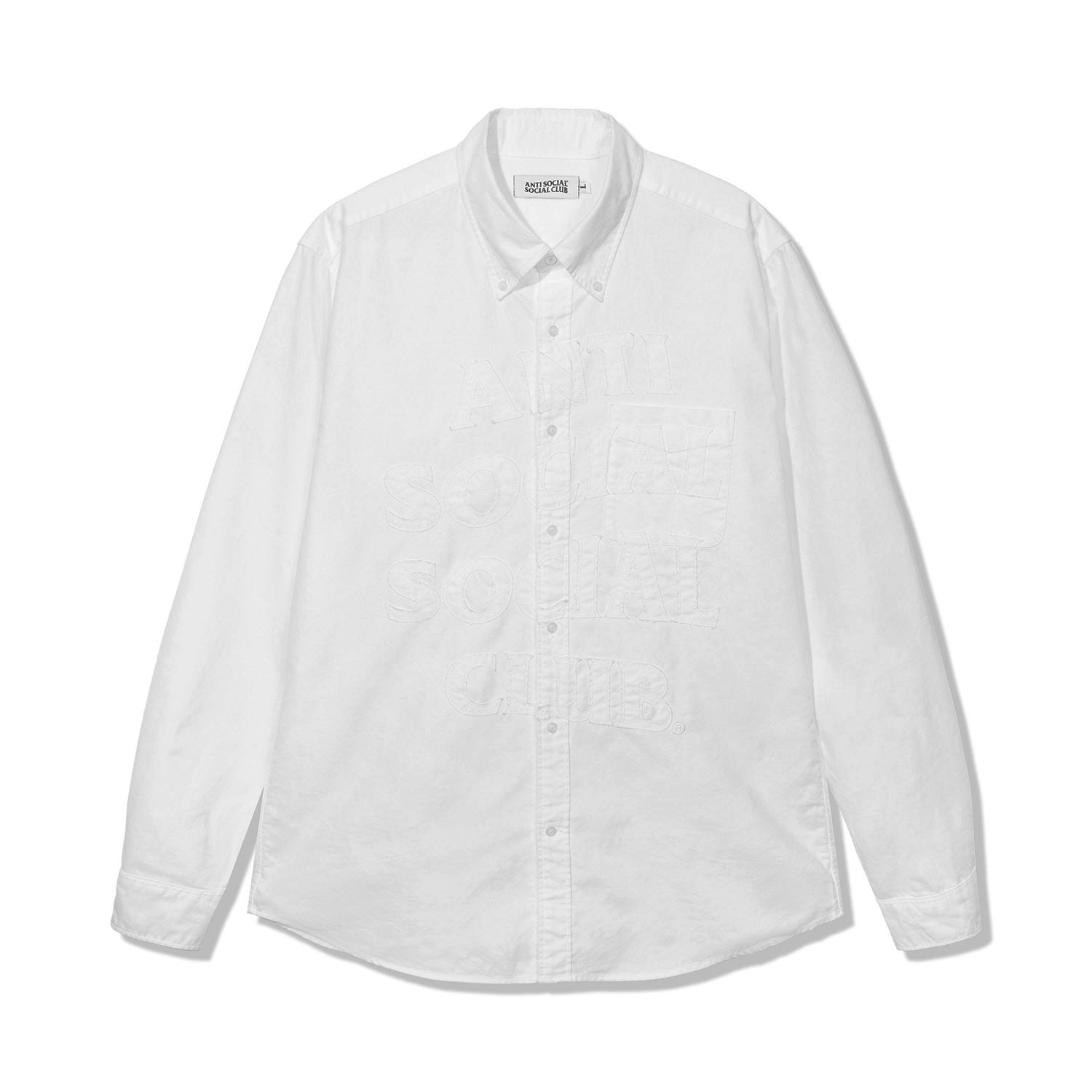 Anti Social Social Club Mind Games Oxford White Shirt