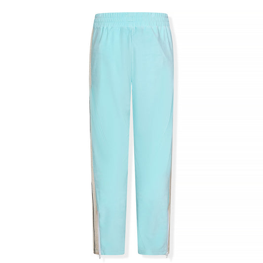 Palm Angels Chenille Striped Light Blue Track Pants