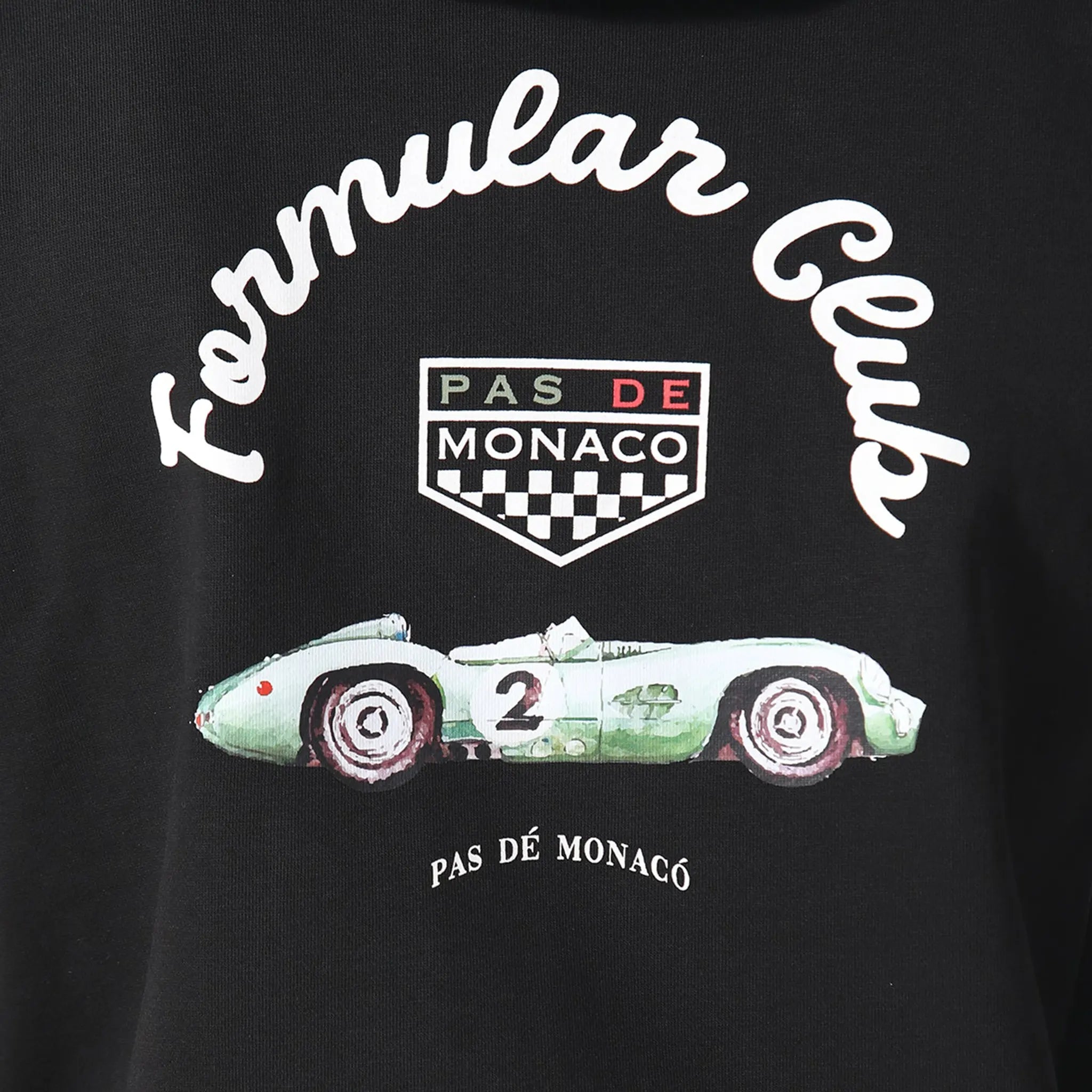 Pas De Monaco Formular Club Black Hoodie