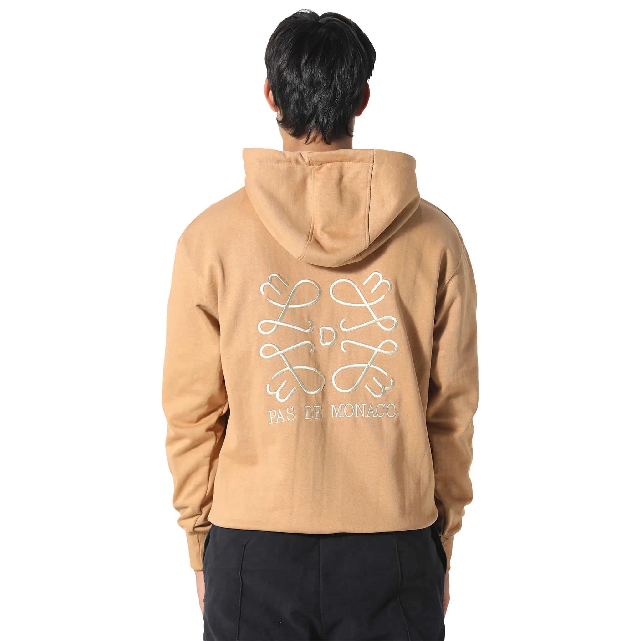 Back View of Pas De Monaco Prestige Tan Hoodie 5060615213801
