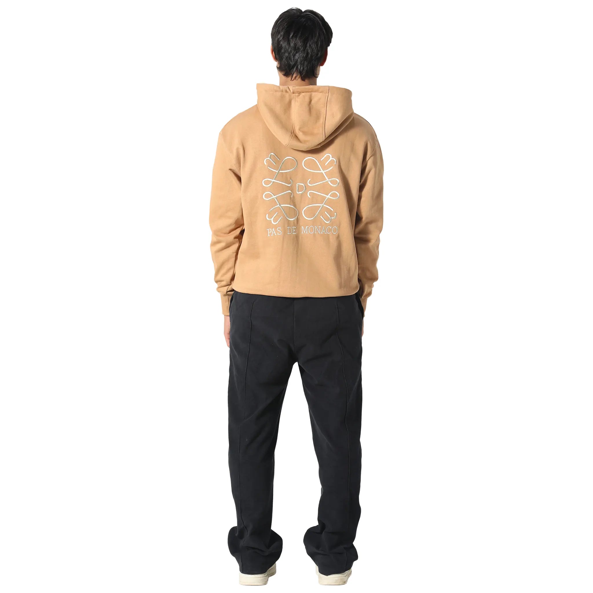 Back View of Pas De Monaco Prestige Tan Hoodie 5060615213801