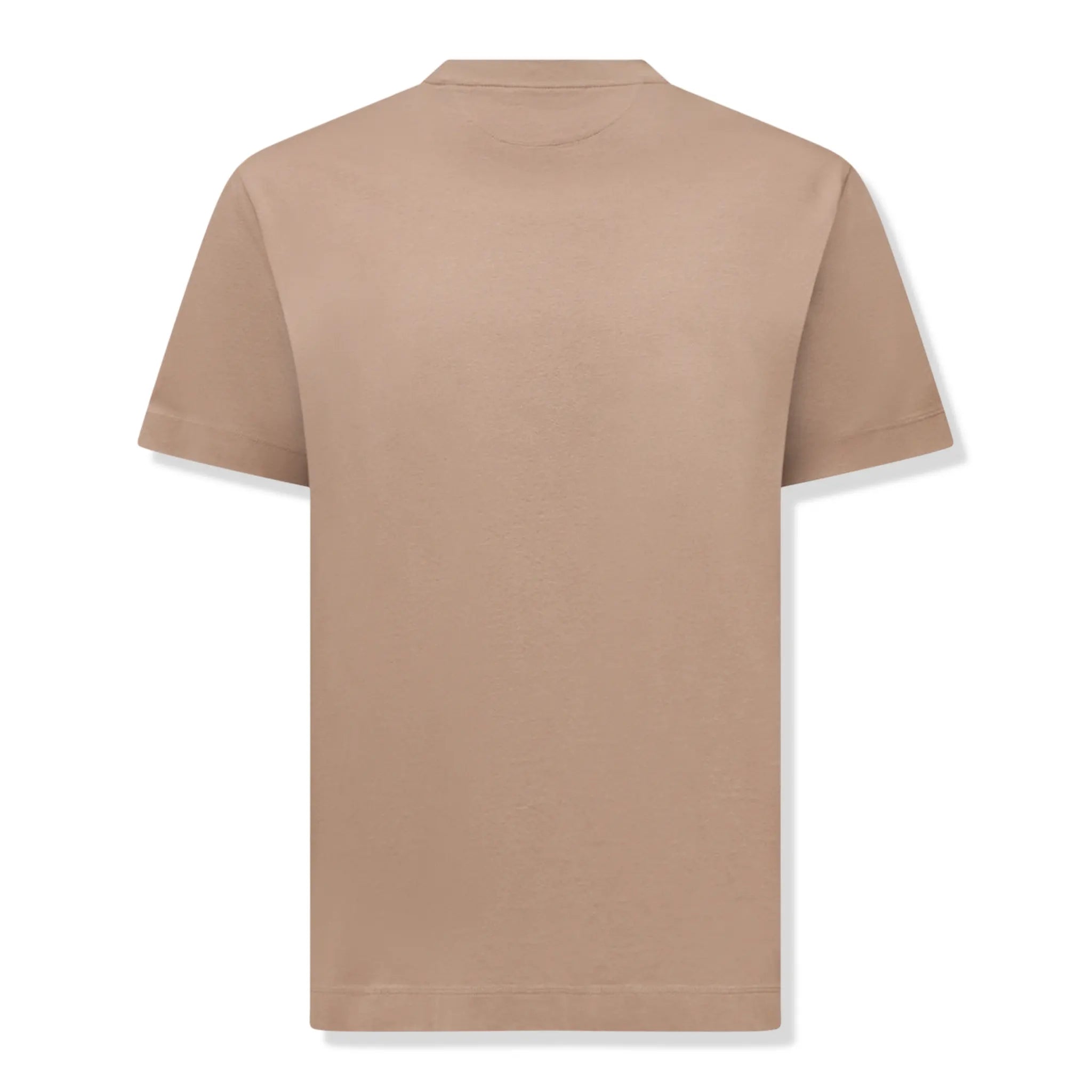 Back View of Peckham Rye Devonshire Mercerised Cotton Caribou T-Shirt