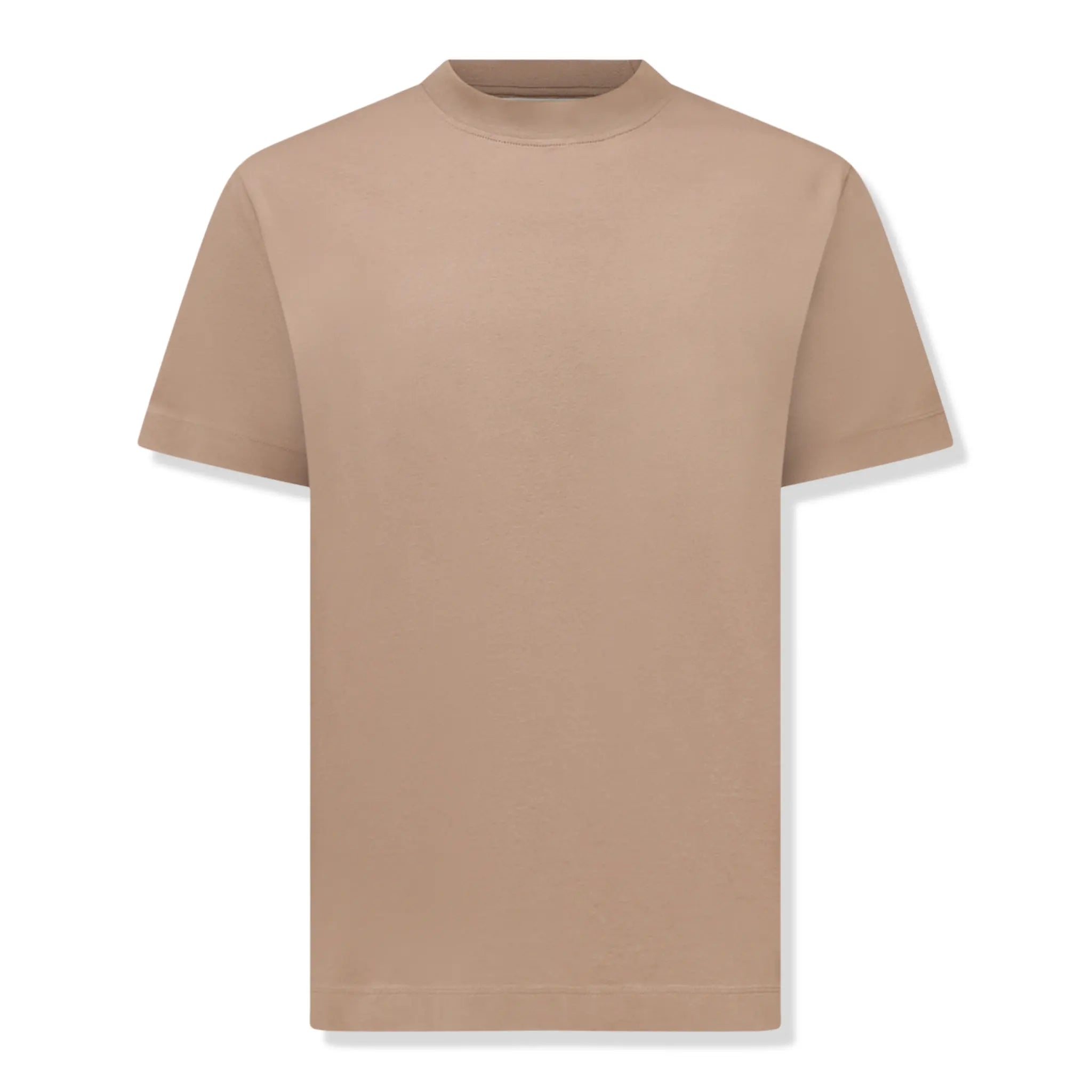 Front View of Peckham Rye Devonshire Mercerised Cotton Caribou T-Shirt