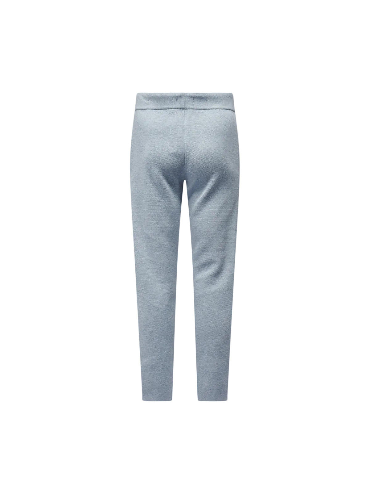 Back View of Peckham Rye Milano Knit Blue Blizzard Sweatpant PRY0338-J86