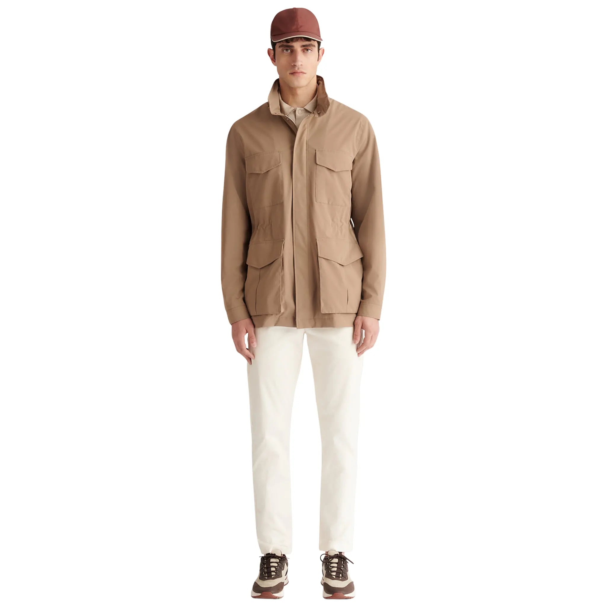 Front View of Peckham Rye The Explorer Safari Caribou Jacket