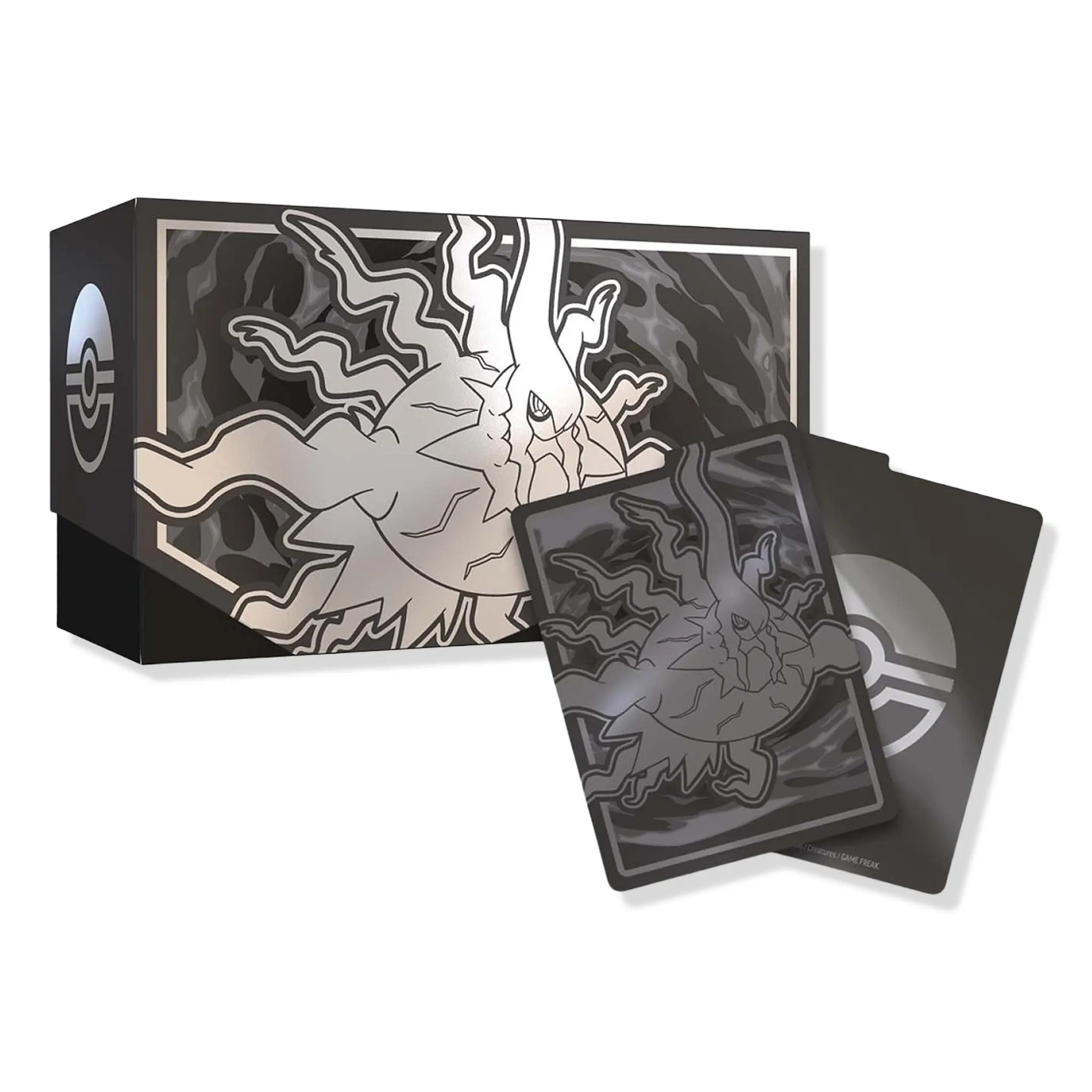 Detailed View of Pokemon Mega Evolution Pitch Black Pokemon Center Elite Trainer Box (2026)