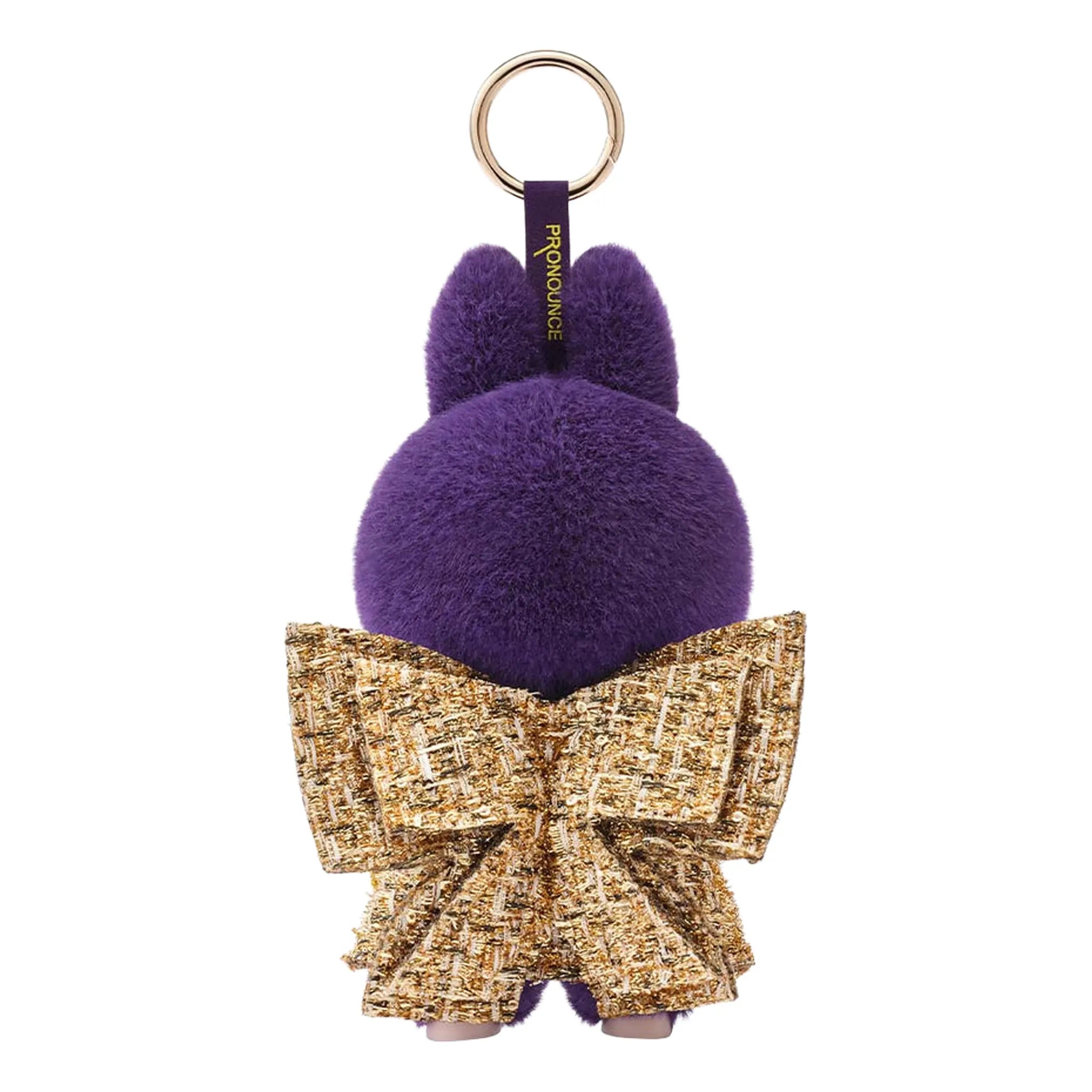 Back View of Pop Mart Labubu x Pronounce Wings of Fortune Vinyl Plush Hanging Card (Single)