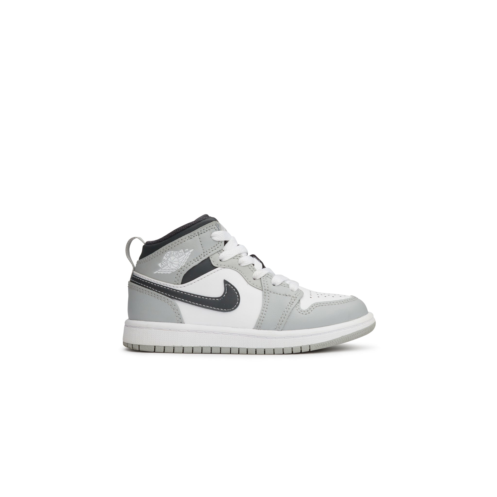 Image of Pre Owned - Air Jordan 1 Mid Light Smoke Grey (2022) (PS)