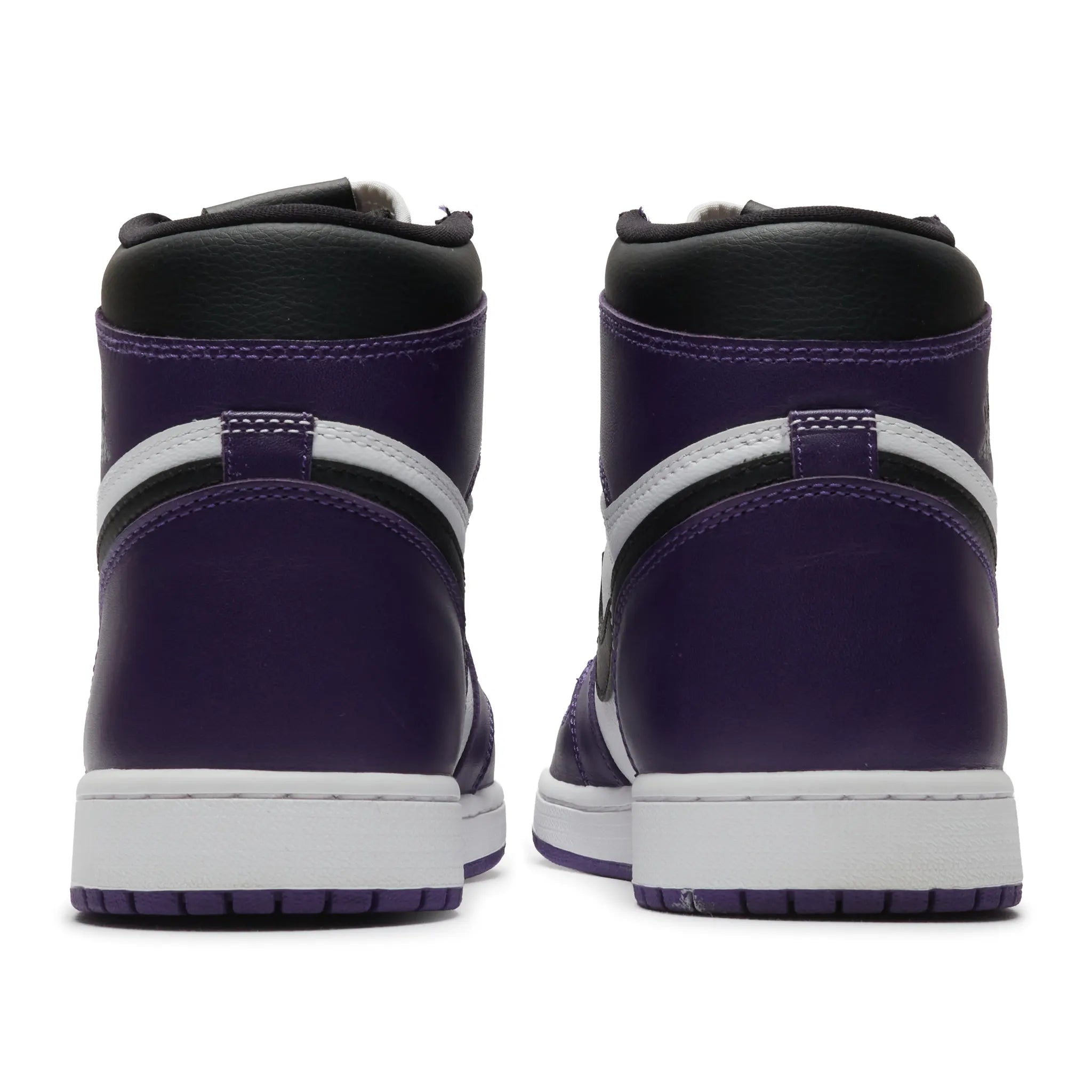 Back View of Preloved - Air Jordan 1 Retro High Court Purple White 555088-500