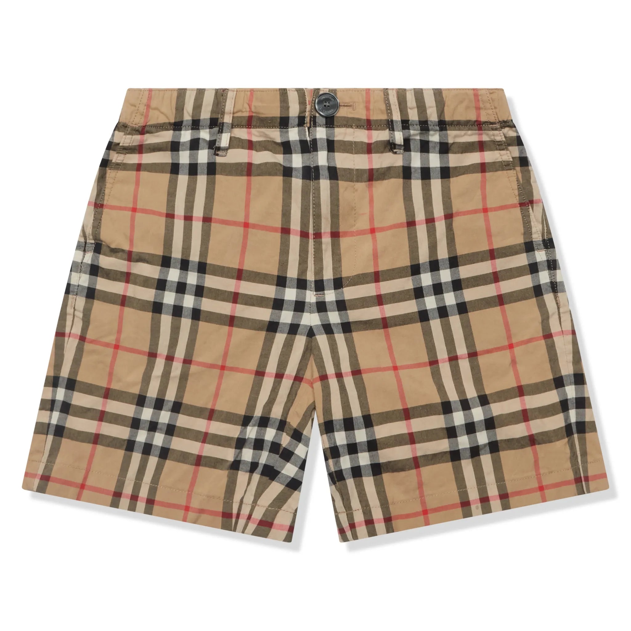Front View of Preloved - Burberry Nova Check Kids Shorts