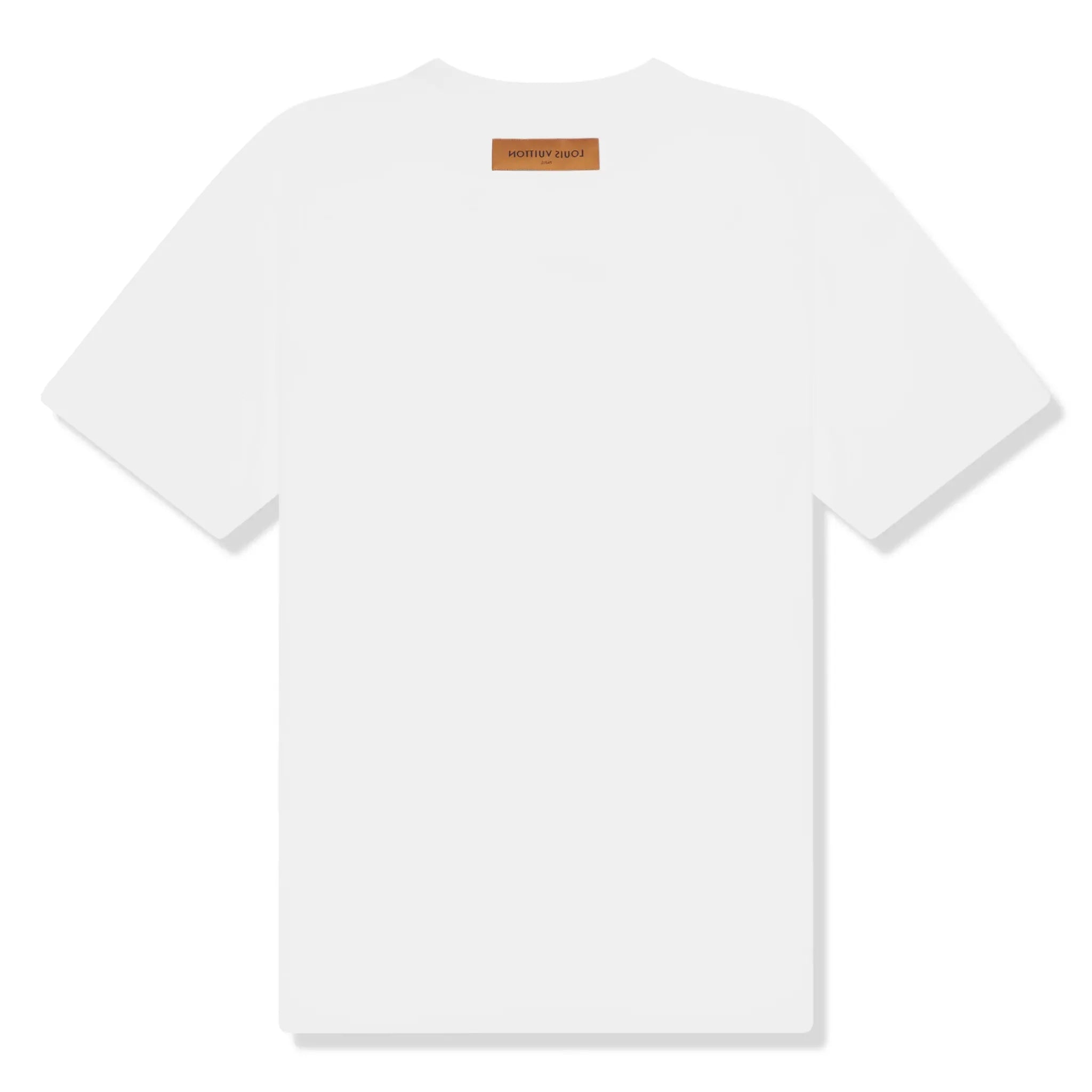 Back view of Preloved - Louis Vuitton Monogram Printed Multi White T Shirt