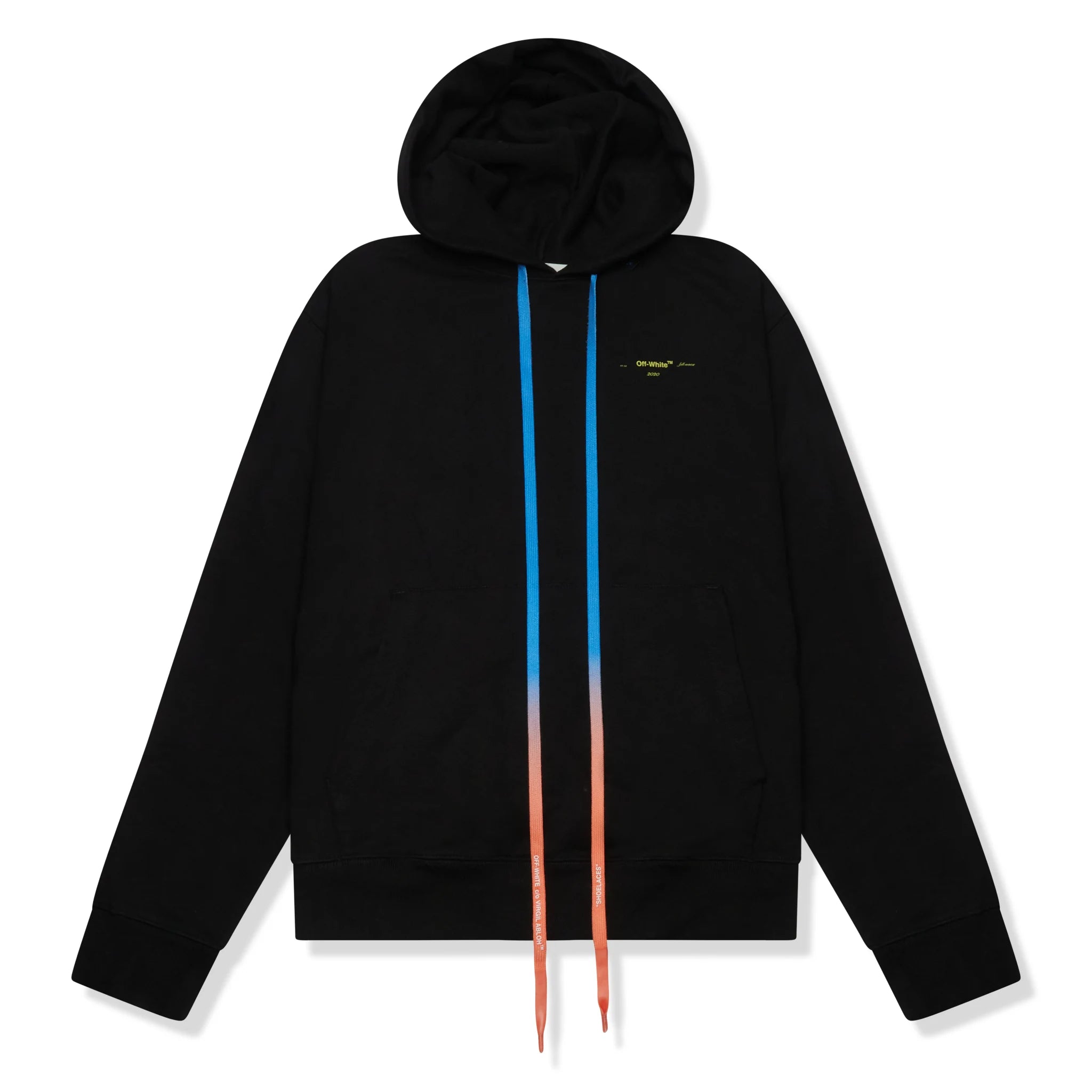 Preloved - Off-White Acrylic Arrows Black Multi-Strings Hoodie