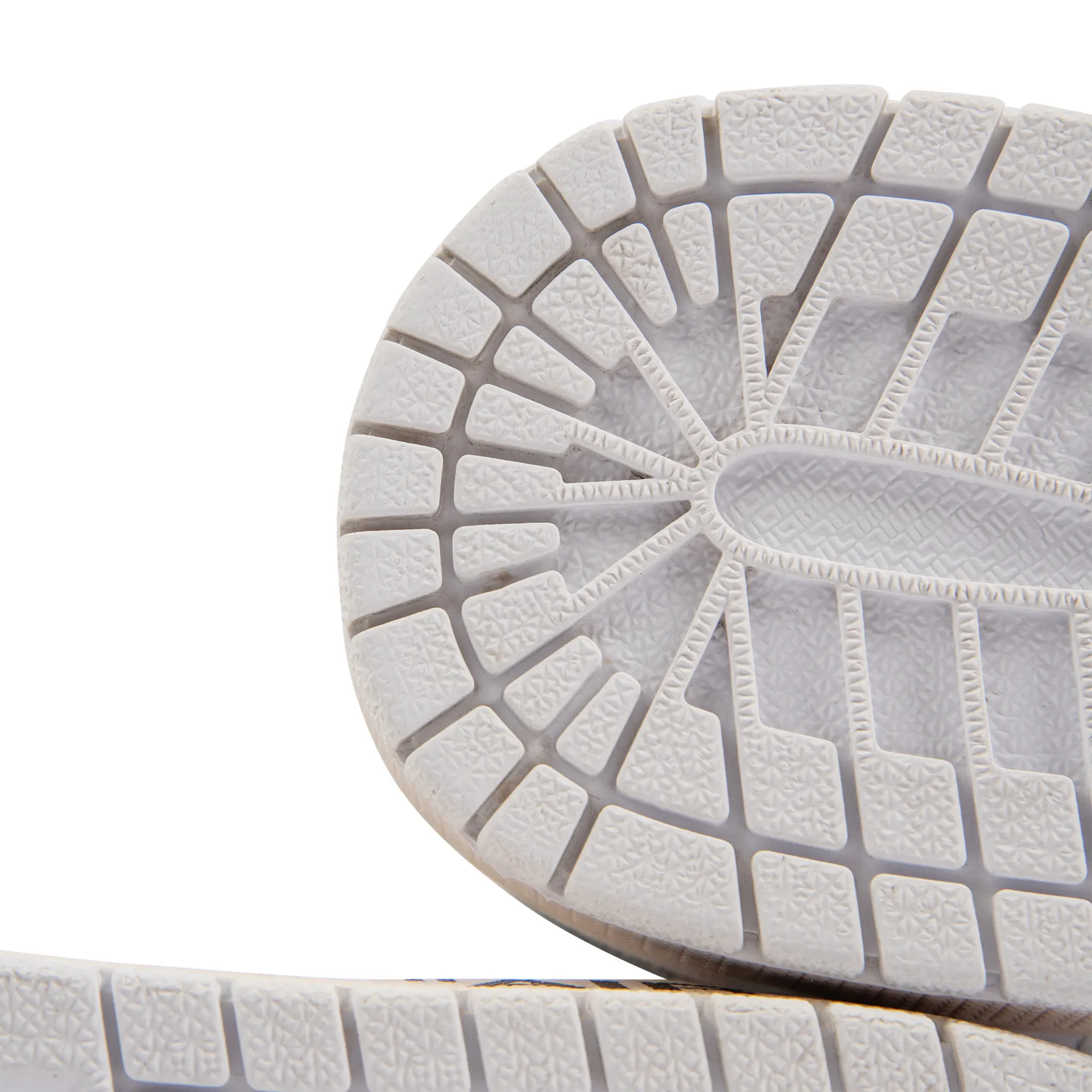 Sole detail view of Preloved - Off-White x Air Jordan 1 Retro High OG White AQ0818-148