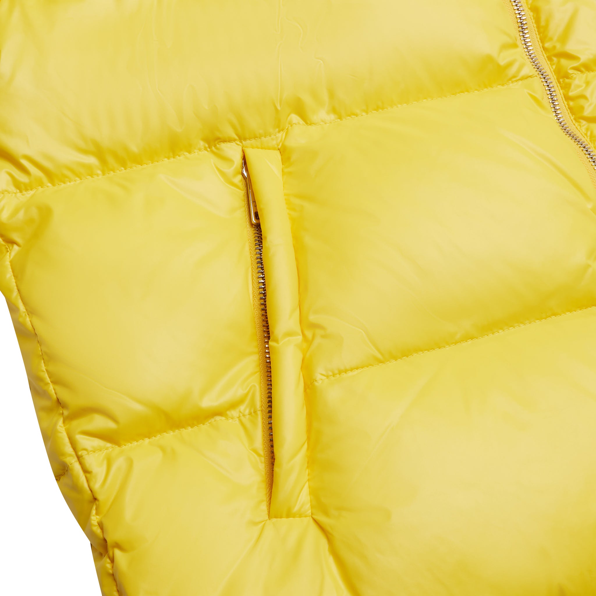 Preloved - Prada Re-Nylon Padded Yellow Jacket
