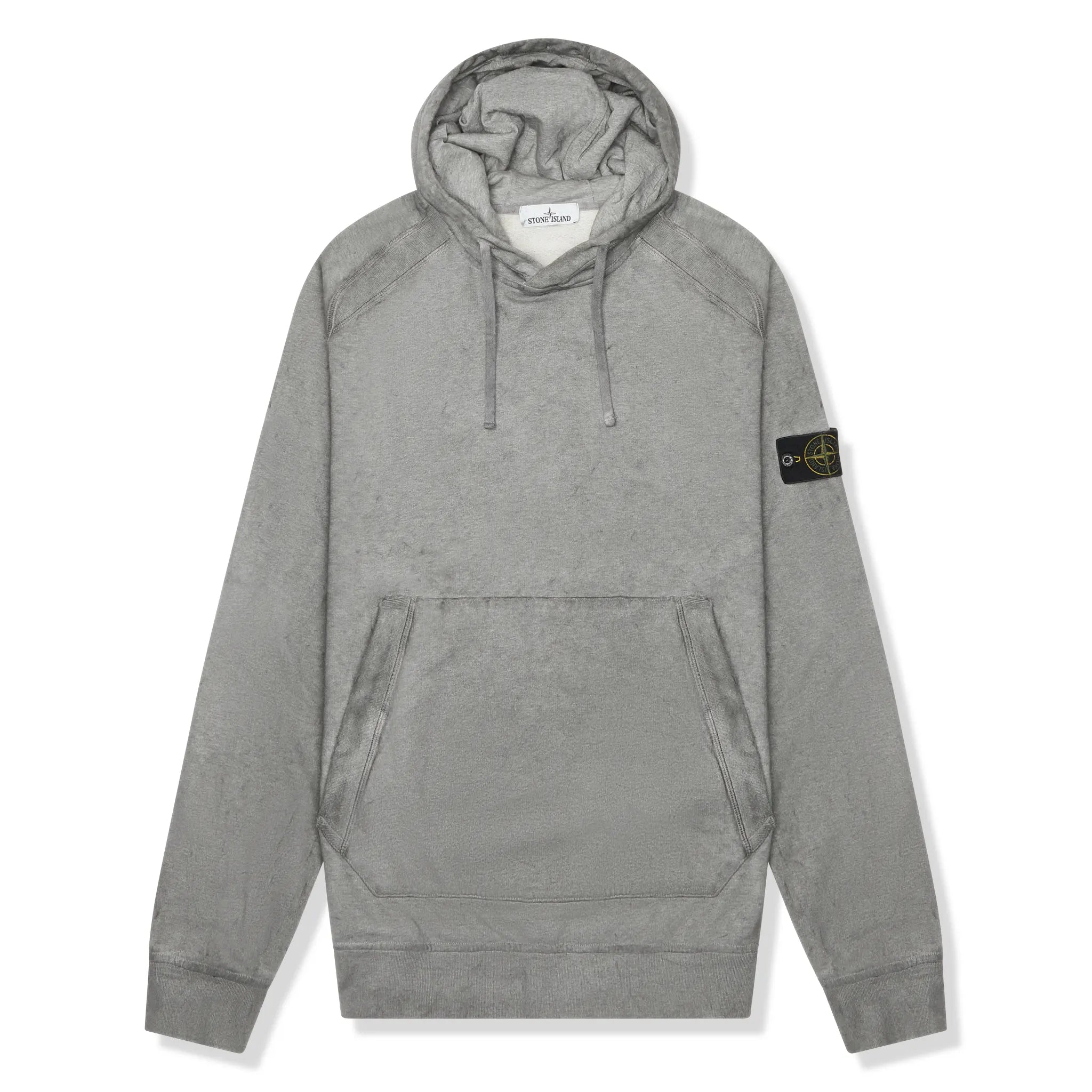 Preloved - Stone Island Dust Treatment Grey Hoodie