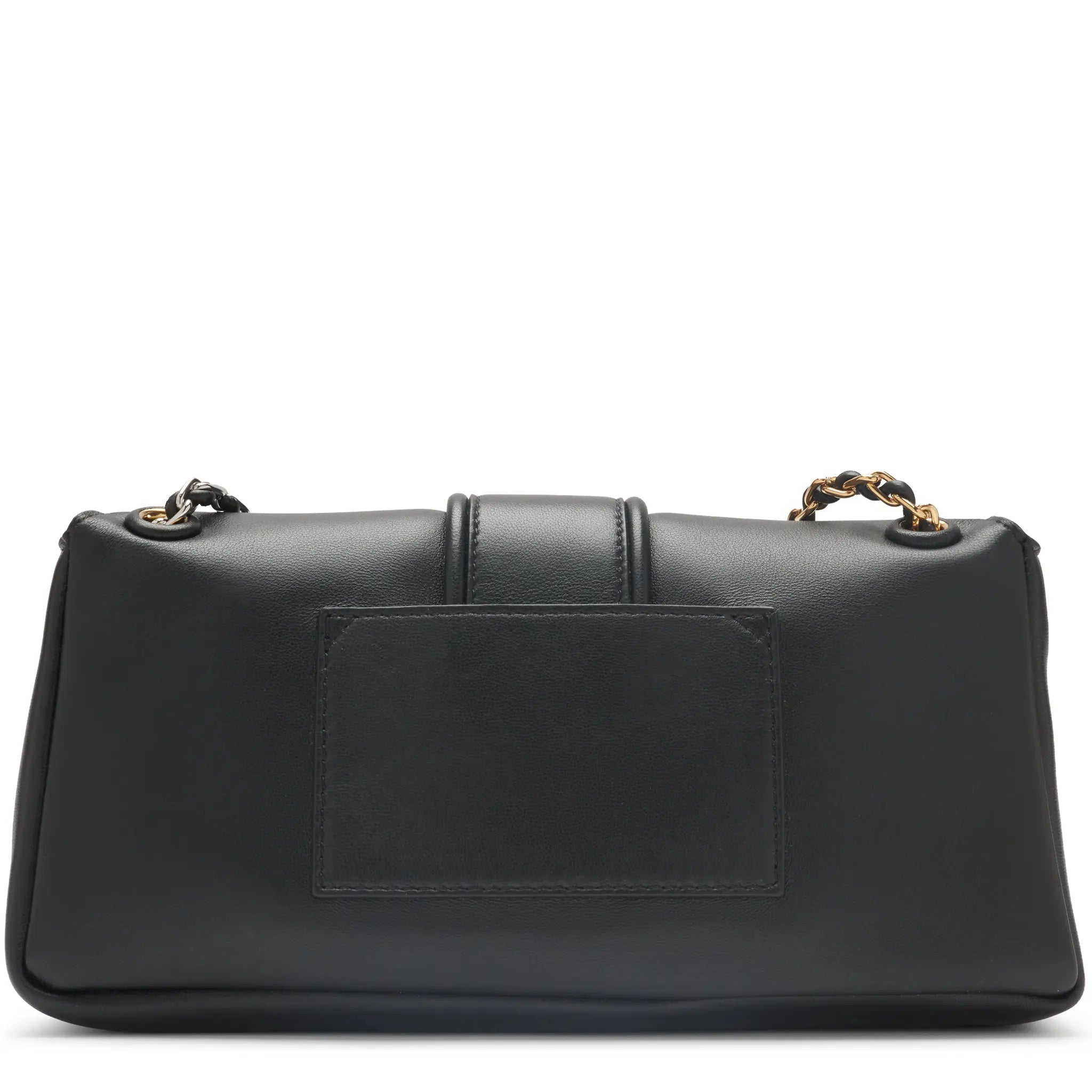 Back View of Preloved - Jacquemus The Bambino Chain Soft Flap Black Shoulder Bag 231BA052-3073-990