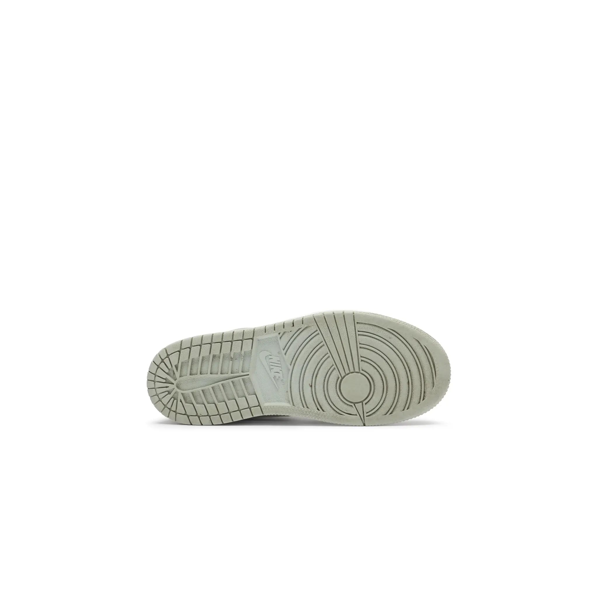 Sole View of Preloved - Air Jordan 1 Retro High OG Seafoam (PS) CU0449-002