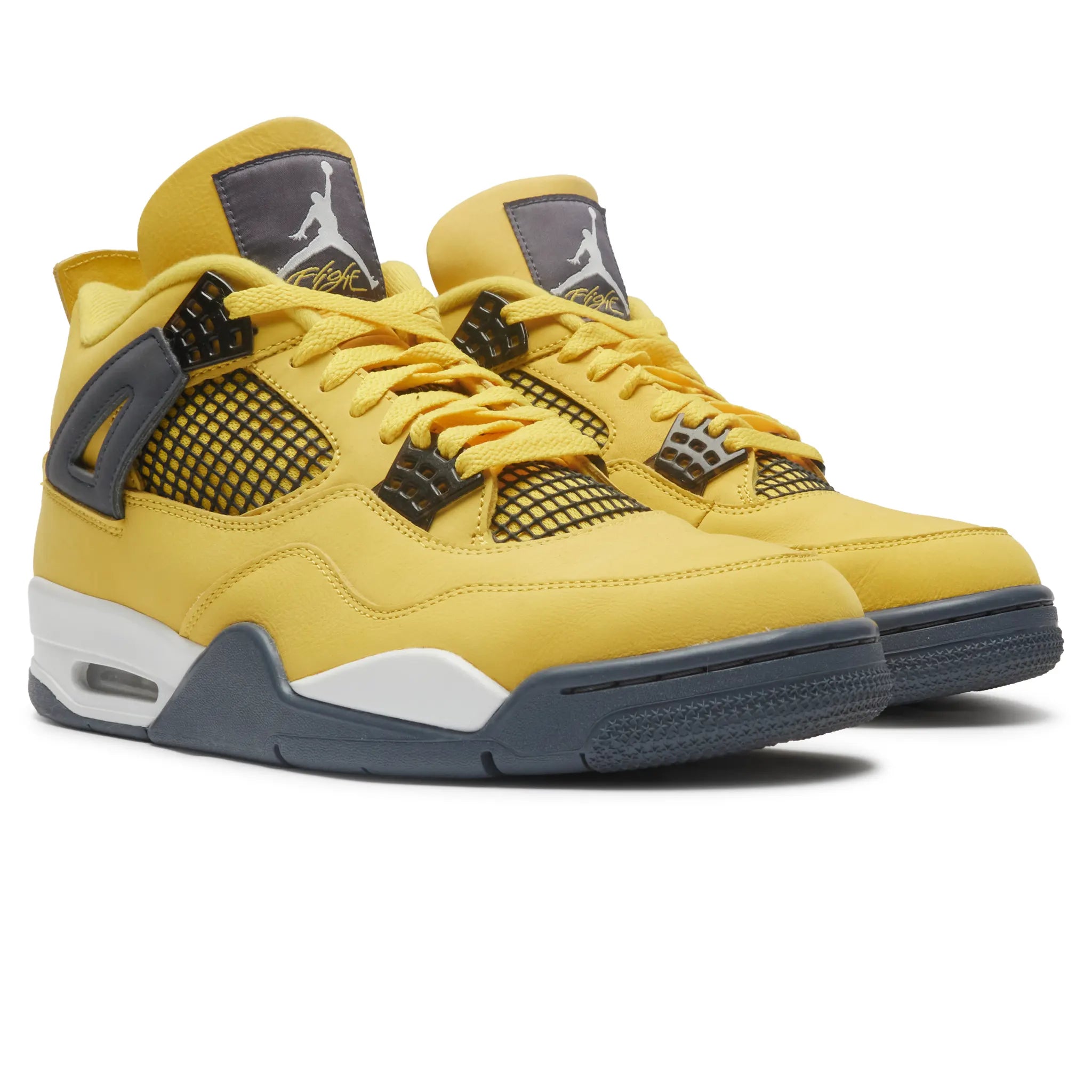 Front Side View of Preloved - Air Jordan 4 Retro Lightning (2021) CT8527-700