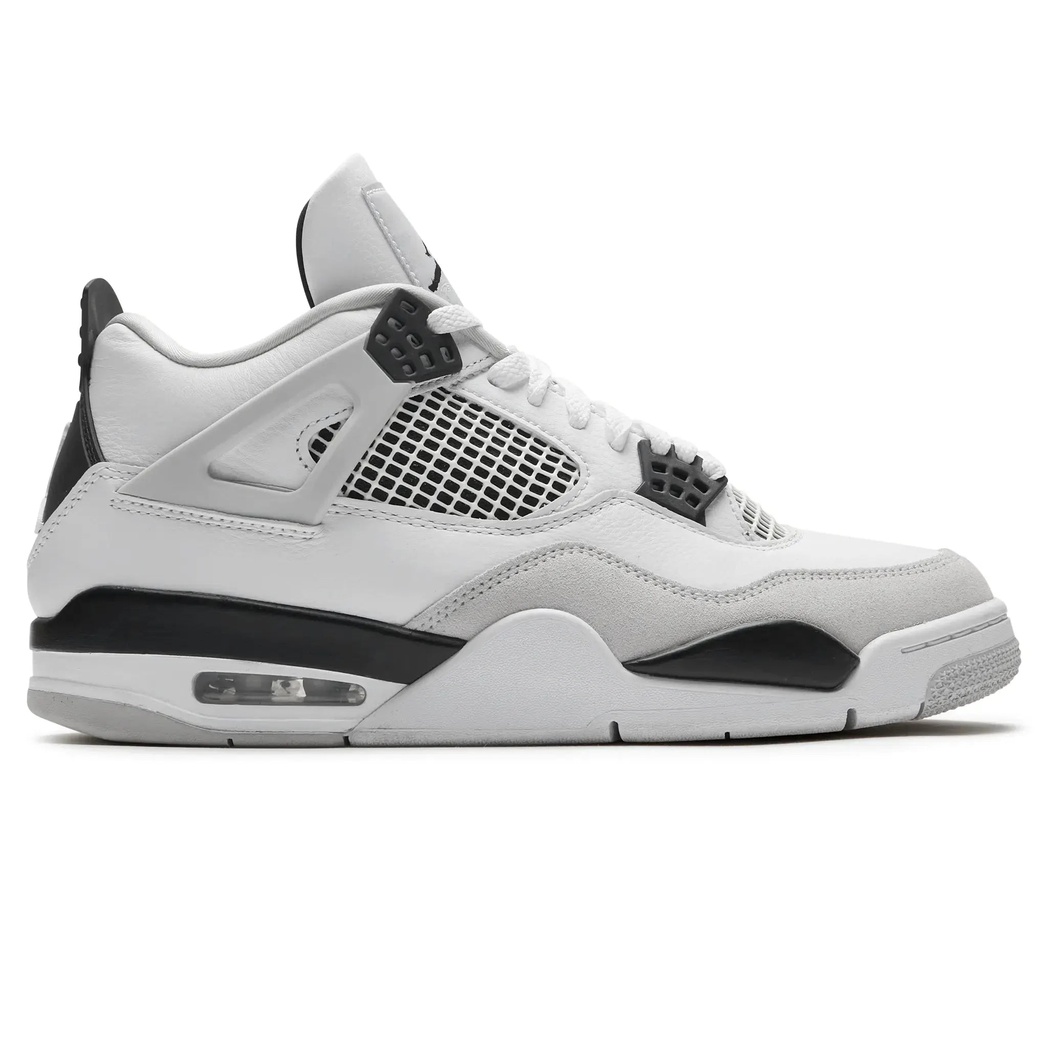 Side View of Preloved - Air Jordan 4 Retro Military Black