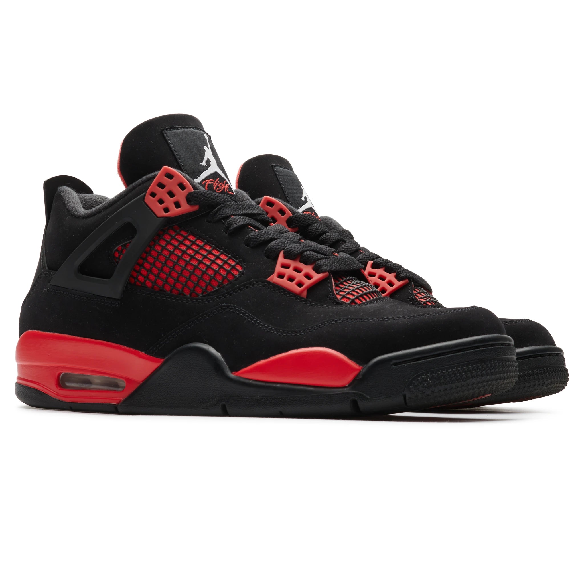 Front side view of Preloved - Air Jordan 4 Retro Thunder (2023) DH6927-017