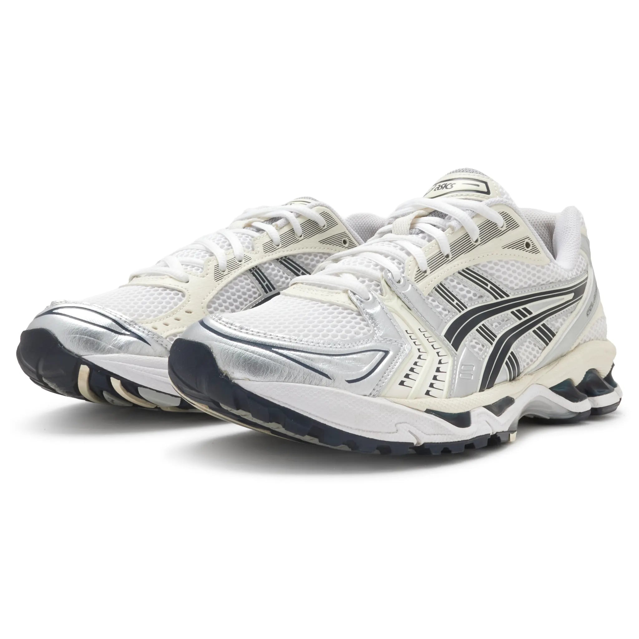 Front Side View of Preloved - ASICS Gel Kayano 14 White Midnight (W) 1202A056-109