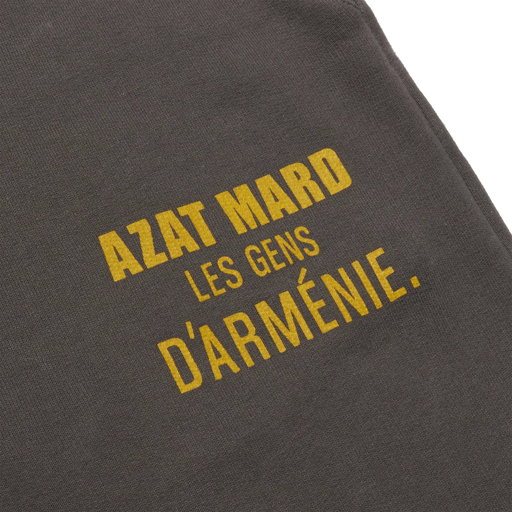 Detail view of Preloved - Azat Mard Les Gens Charcoal Sweatpants