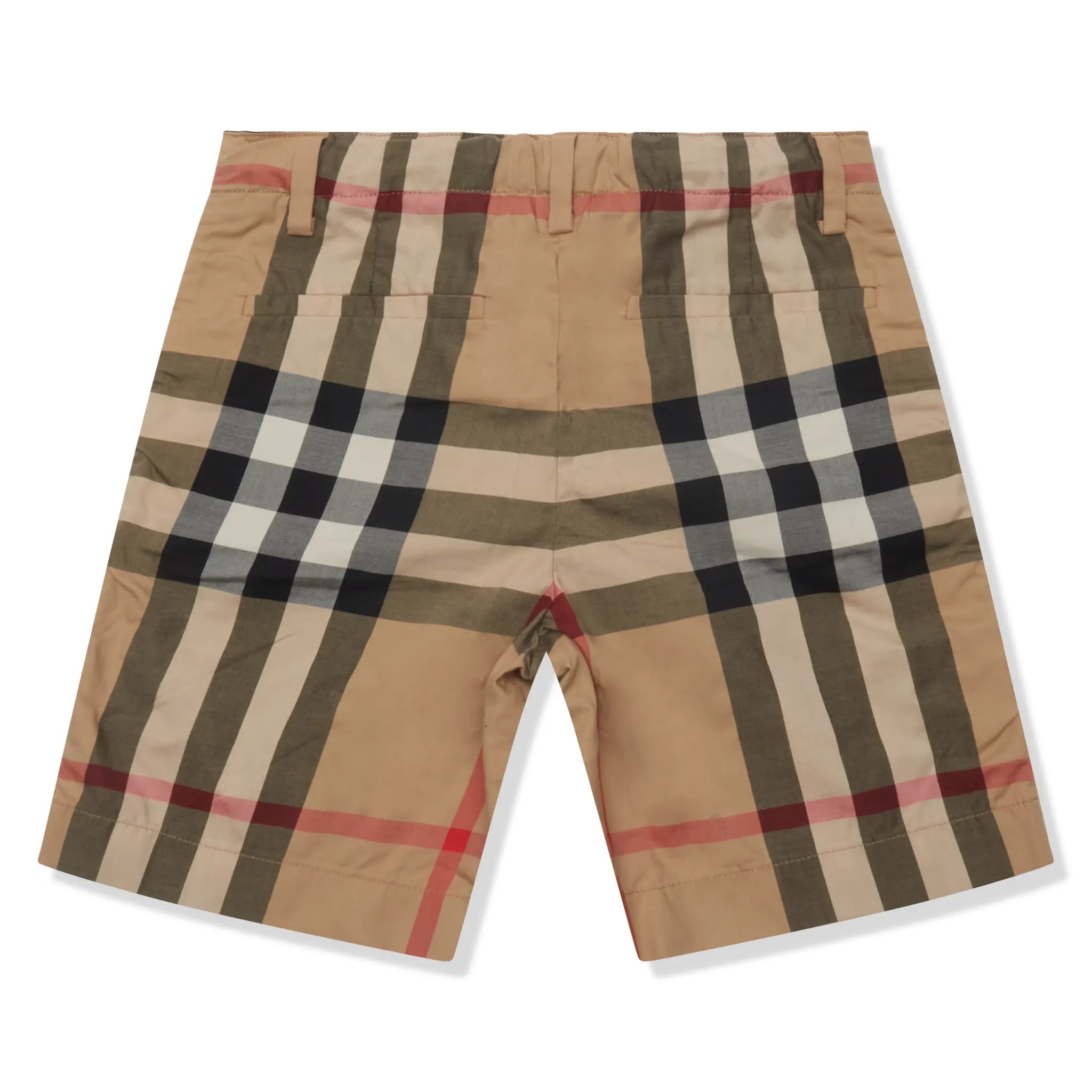 Back View of Preloved - Burberry Kids Check Print Shorts